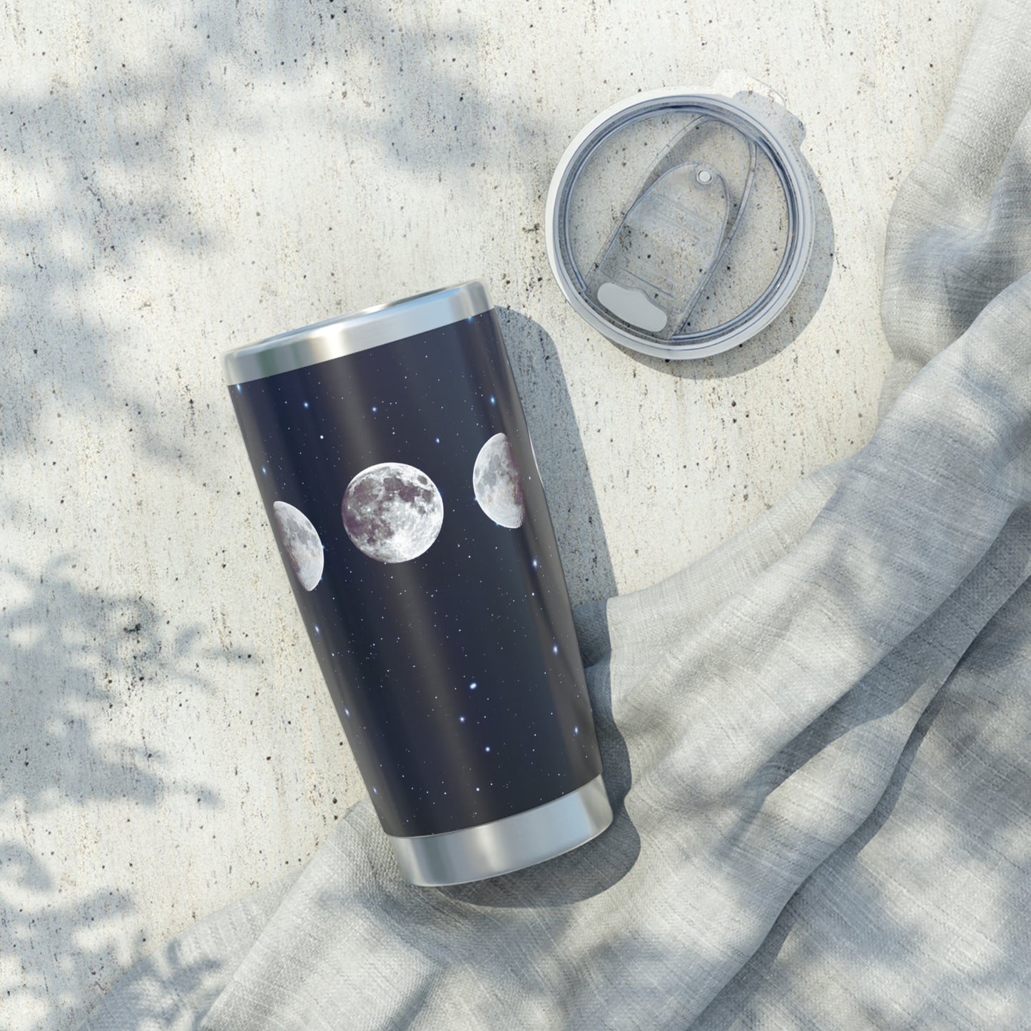 MONDPHASE STERNENHIMMEL NACHTHIMMEL • Thermo-Reisebecher XL • 590 ml • Tumbler Vagabond