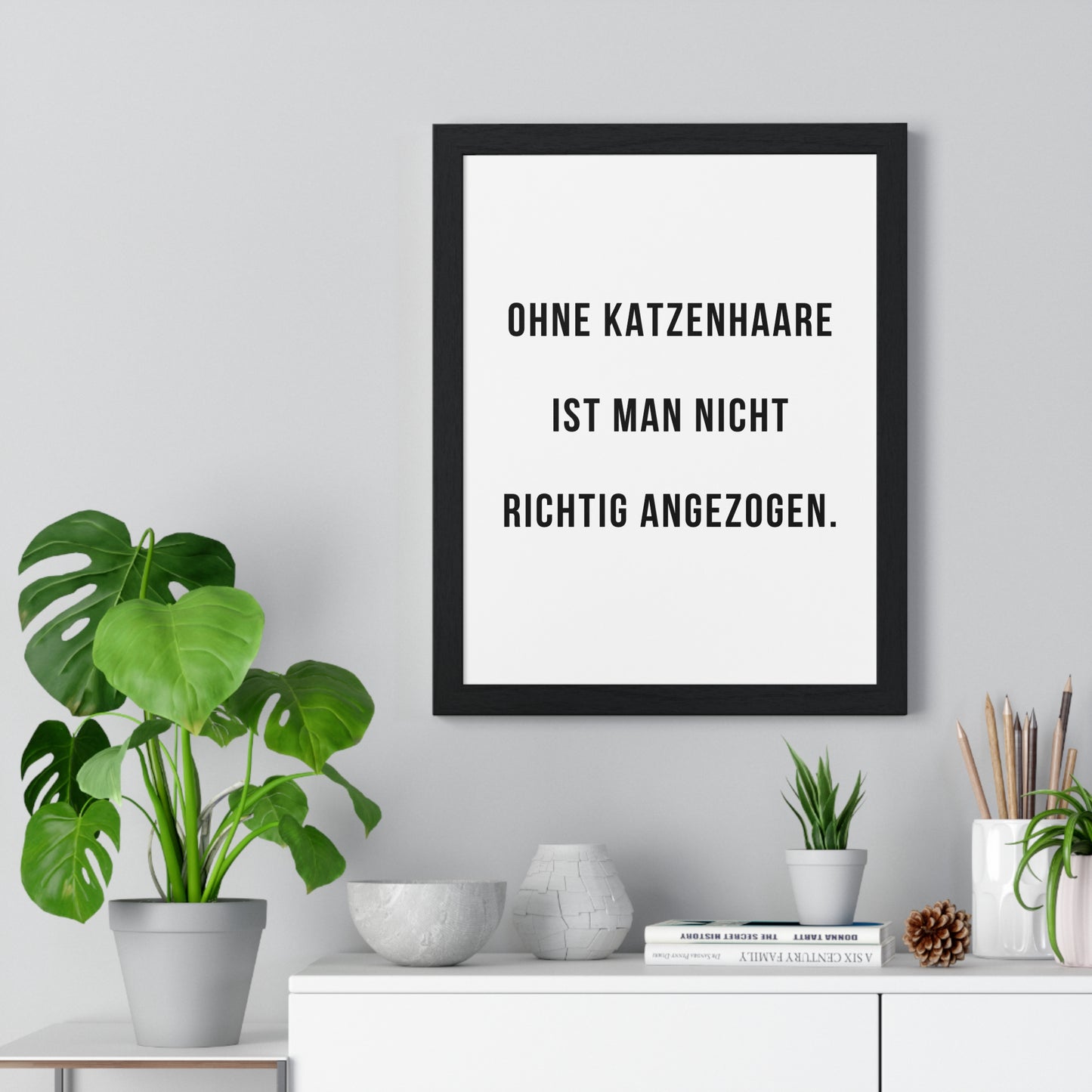 Vertical Framed Poster