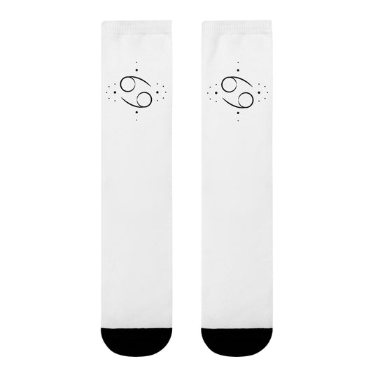 KREBS CANCER STERNZEICHEN SYMBOL Sternenbild Tierkreiszeichen  • Spirituelle Socken Weiß mit Motiv • Geburtstagsgeschenkidee