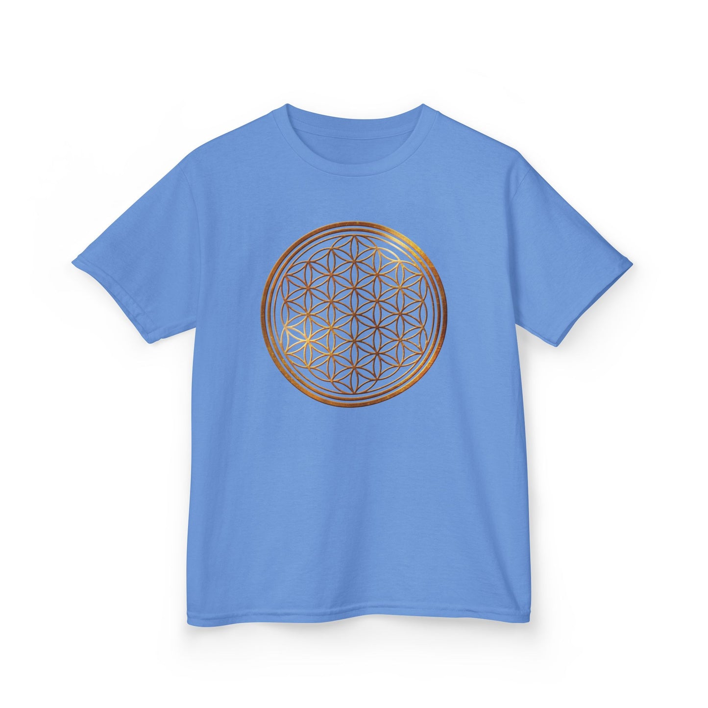 BLUME DES LEBENS • Kinder Oversize T-Shirt für Mädchen & Jungen (7–16 Jahre) • BIO Baumwolle 🌿