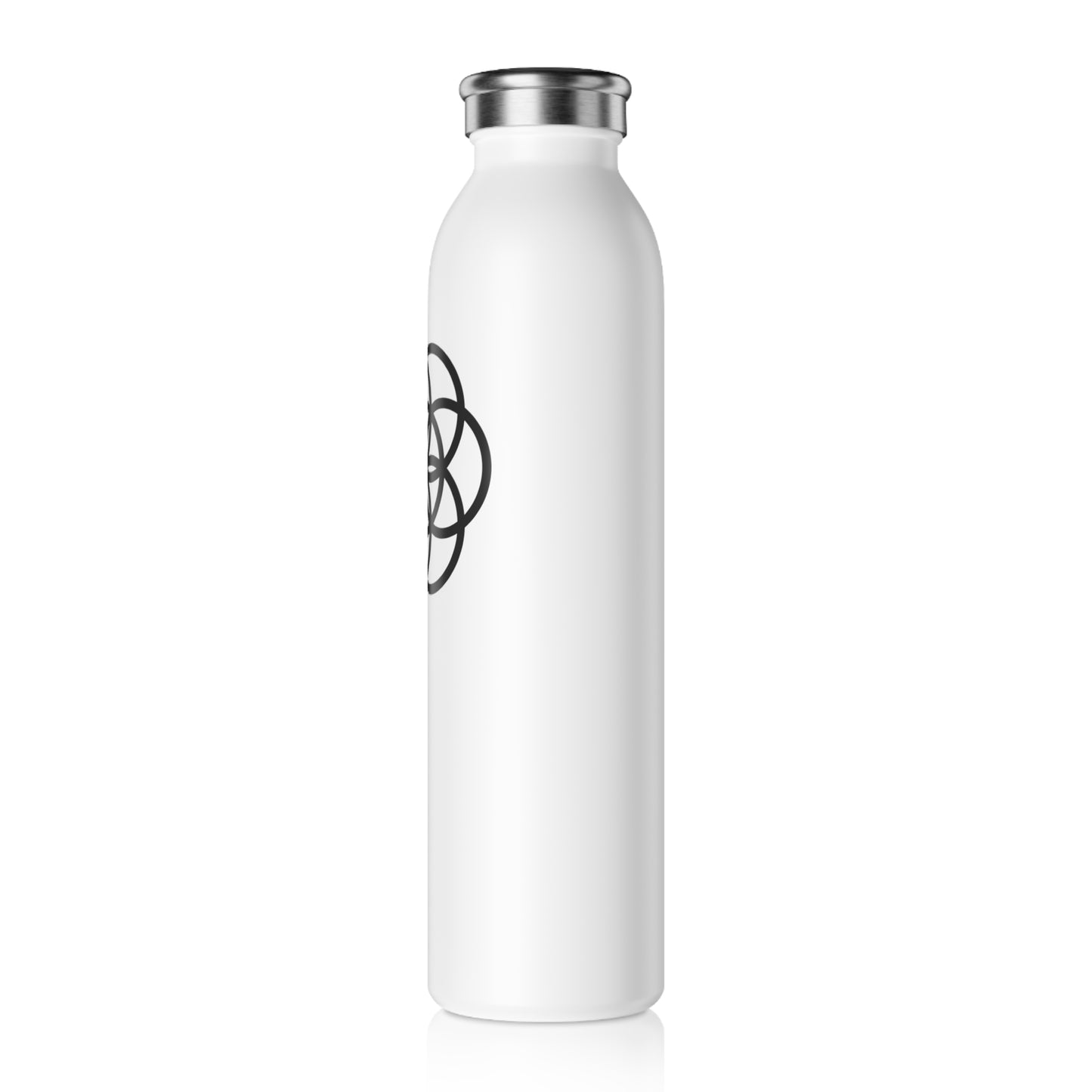 SEED OF LIFE - Samen des Lebens • Heilige Geometrie • Edelstahl Thermosflasche SLIM • 600 ml