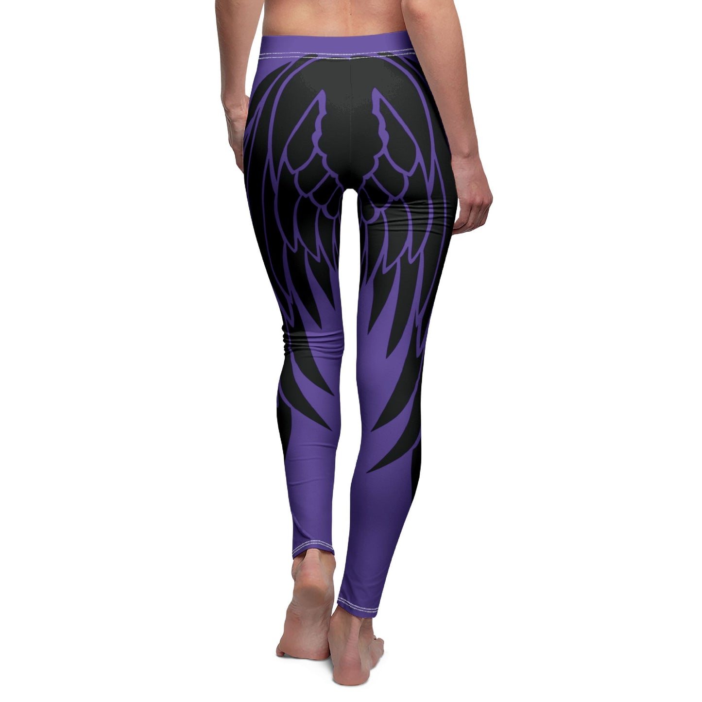 ENGELSFLÜGEL SCHUTZENGELFLÜGEL VOGELFLÜGEL • Beste Lila Leggings für Sport & Alltag