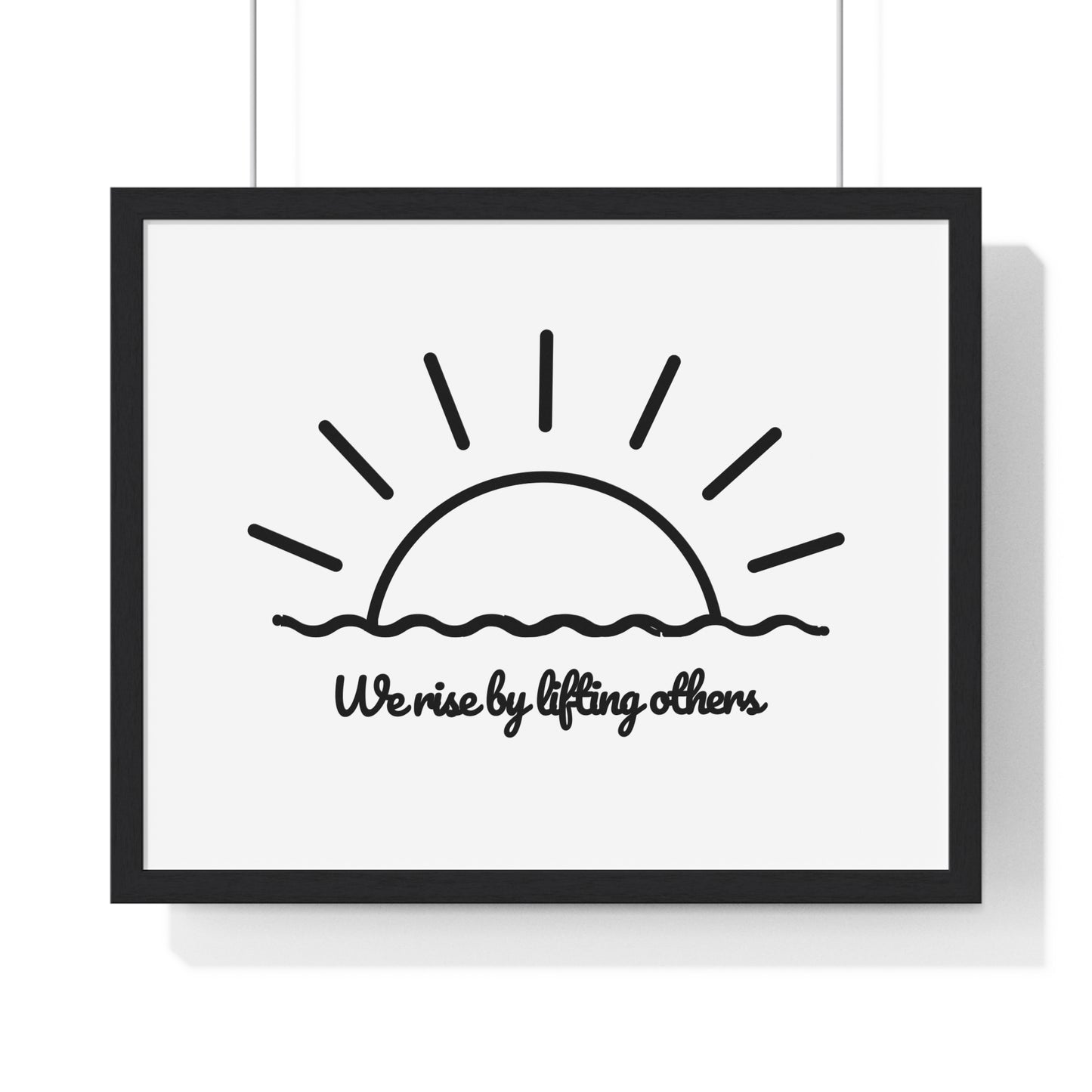 Horizontal Framed Poster