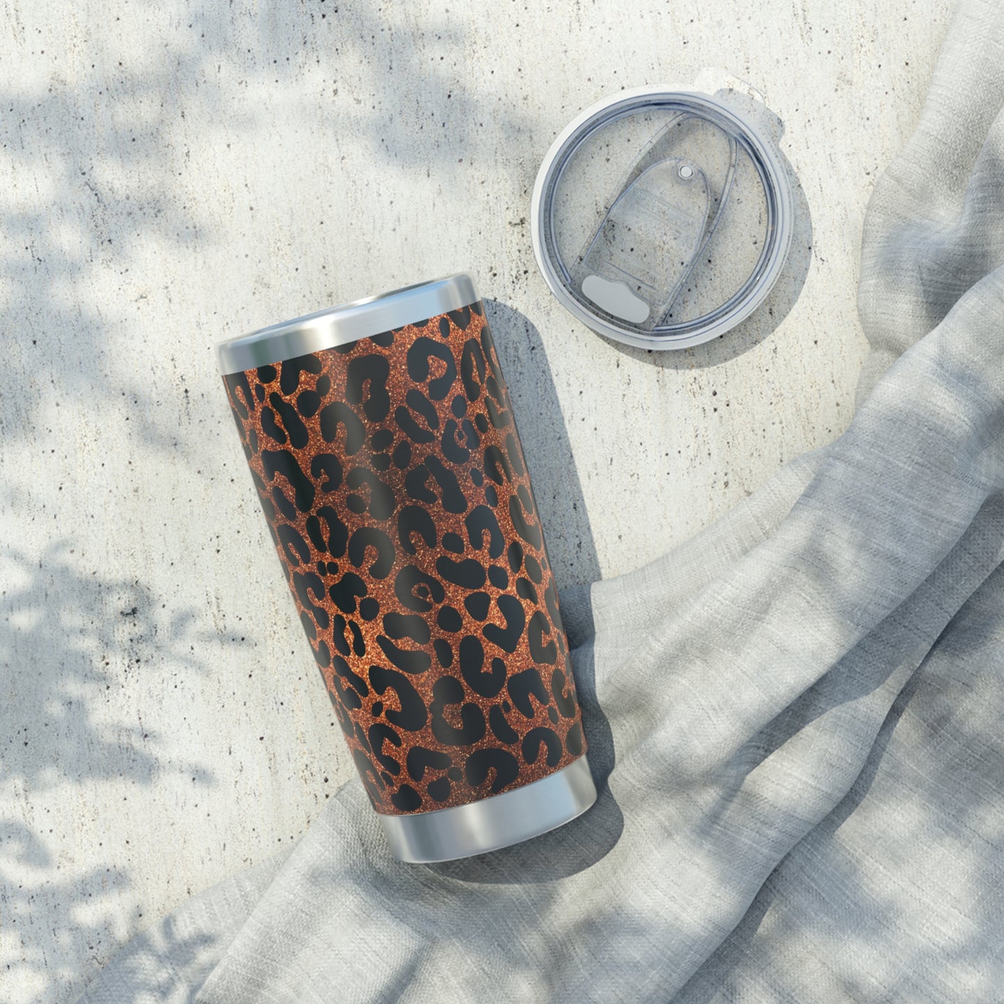 LEOPARDEN LEO MUSTER ANIMALPRINT• Thermo-Reisebecher XL • 590 ml • Tumbler Vagabond