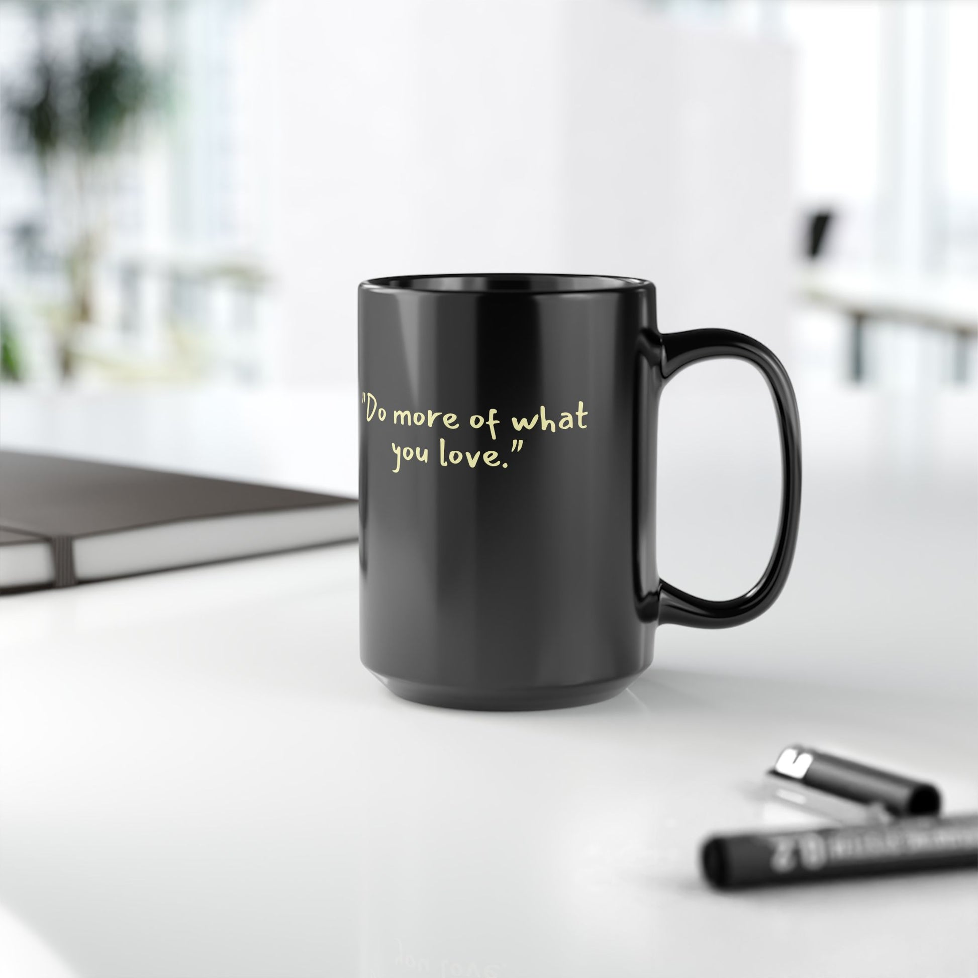 Black Mug (11oz, 15oz) - YOGA SANTA