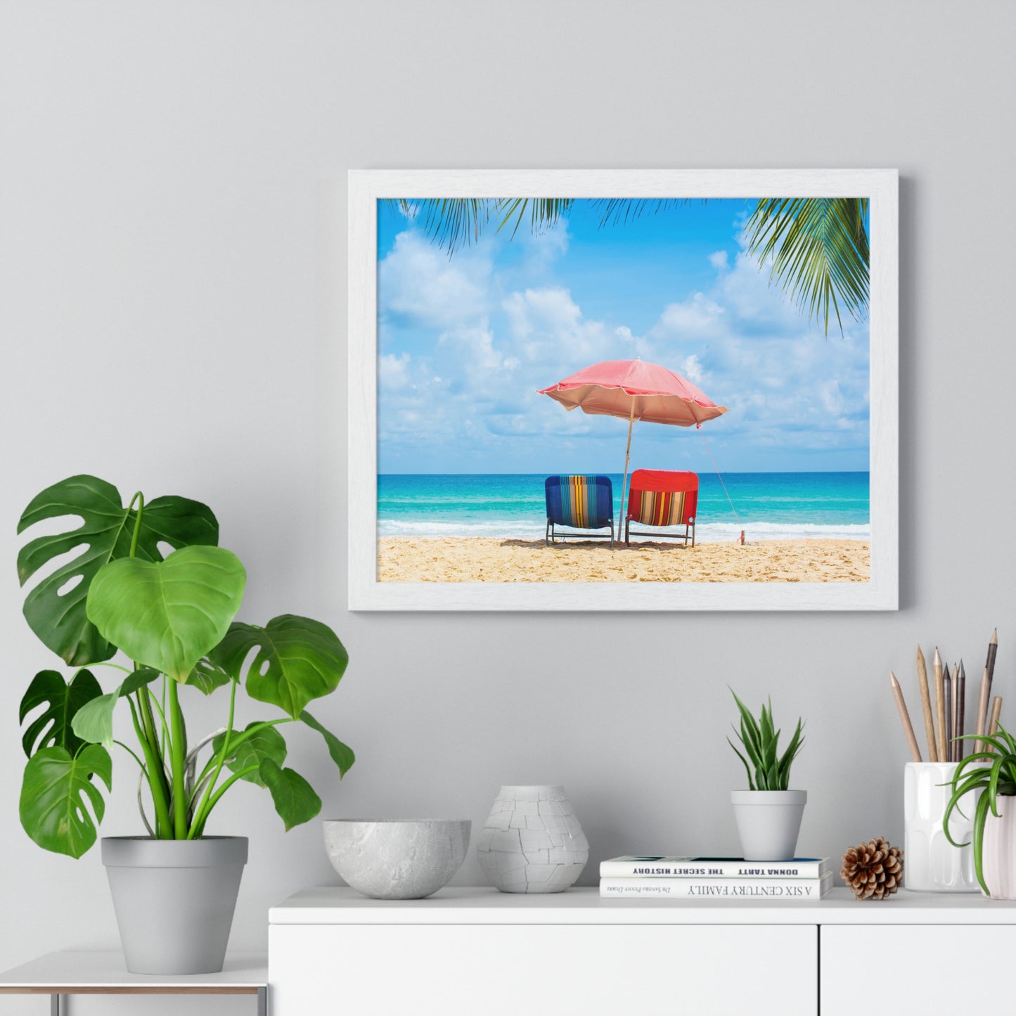 Horizontal Framed Poster • Urlaubsmotiv