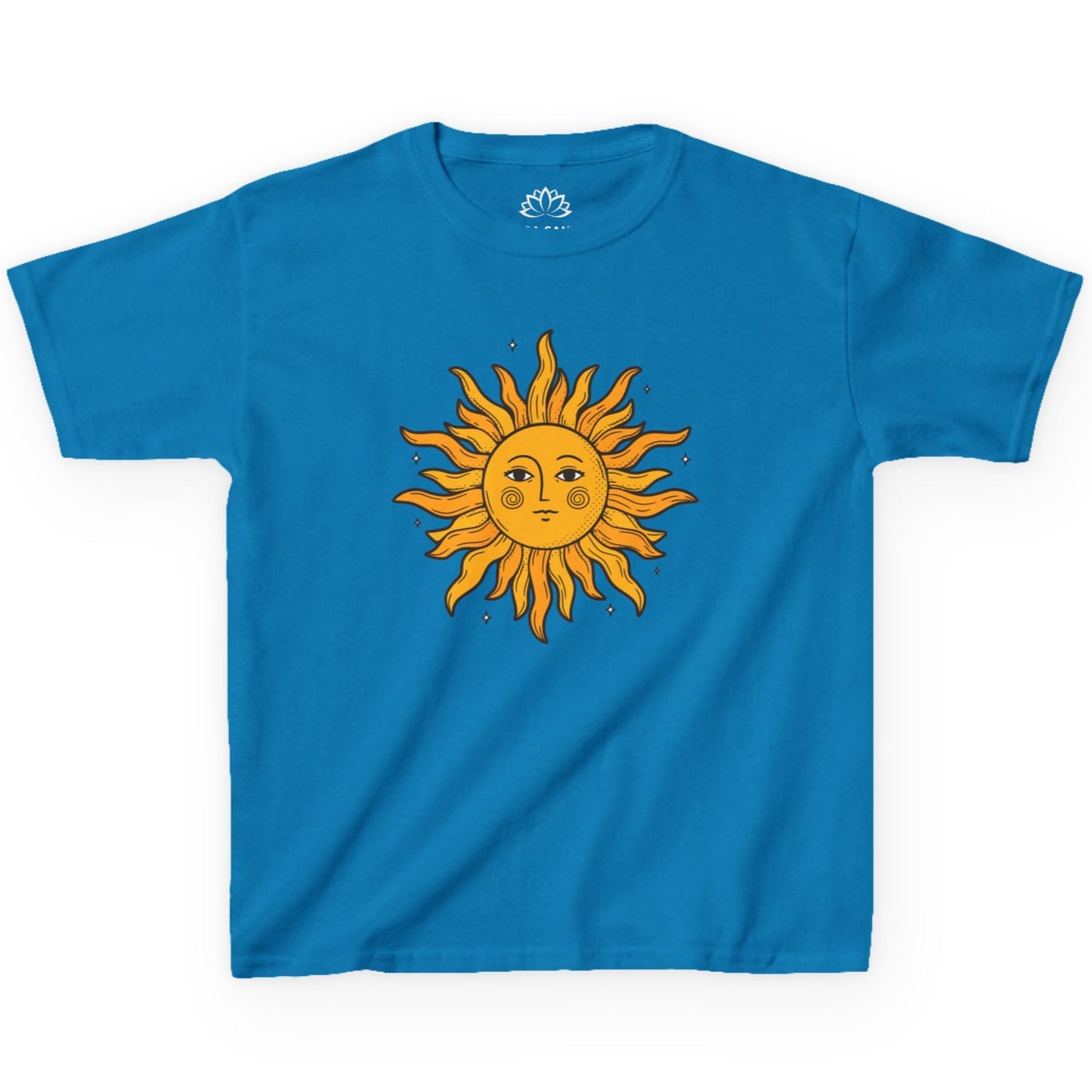 SONNE MOND RETRO VINTAGE STYLE • Oversize Kinder T-Shirt Mädchen Jungen • BIO Baumwolle 🌿