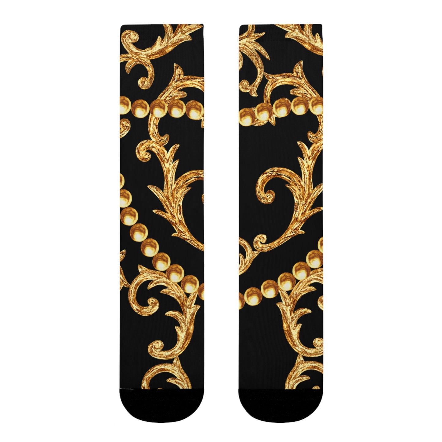 LUXUS SOCKEN FLORAL BAROCK ELEGANT LUXURIÖS • HAPPY SOCKS Crew Socken mit Motiv