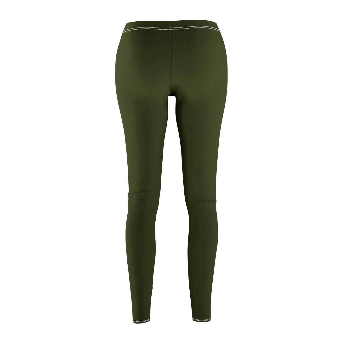 EINFARBIG OLIVEGRÜN • Naturfarbene Damen-Leggings • Beste Leggings für Sport & Alltag