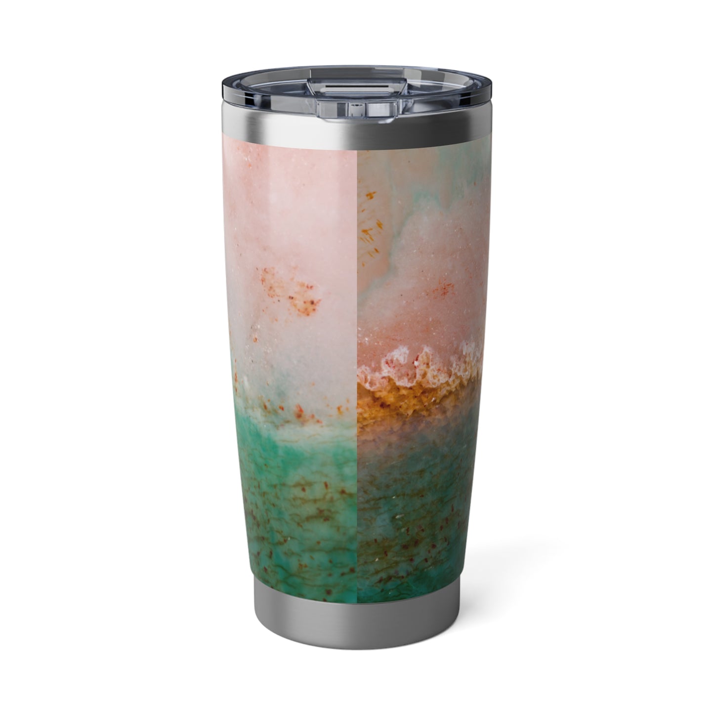 NATURSTEIN MUSTER GRÜN • Thermo-Reisebecher XL • 590 ml • Tumbler Vagabond