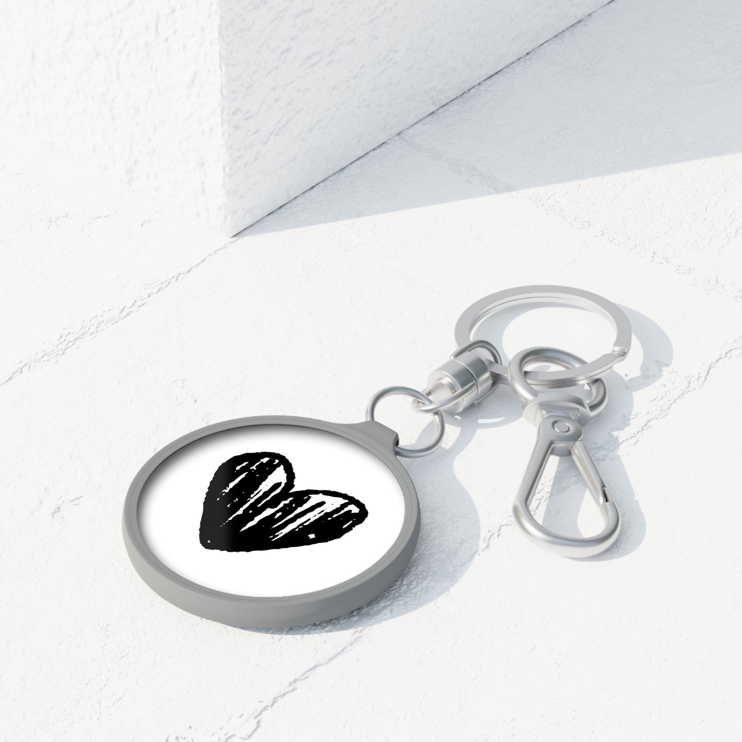 HERZ HERZCHEN LOVE LIEBESBEWEIS • Edler Luxus Schlüsselanhänger mit Karabiner für Frauen & Männer