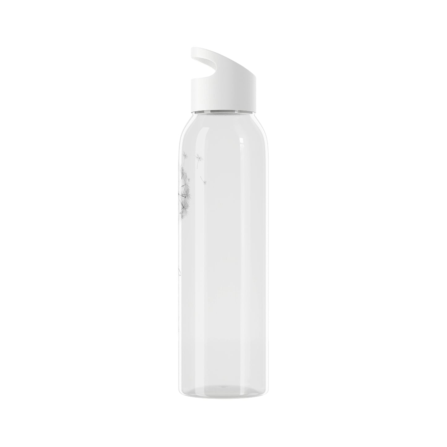 PUSTEBLUME - MAKE A WISH SCHRIFTZUG SPRUCH • TRITAN Wasserflasche Sky 650 ml
