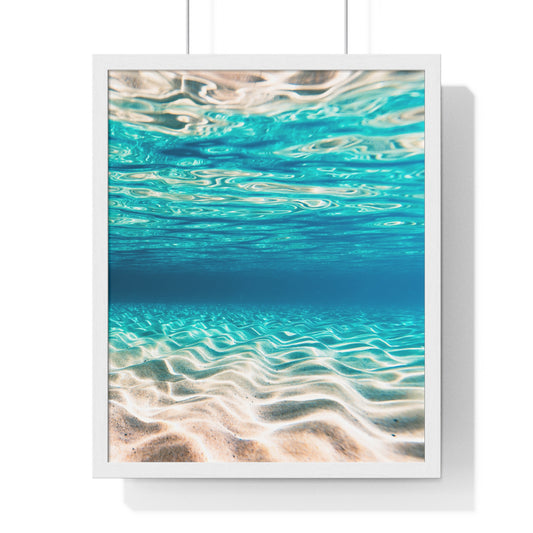 Meer Strand Poster Gerahmt • Urlaubsmotiv