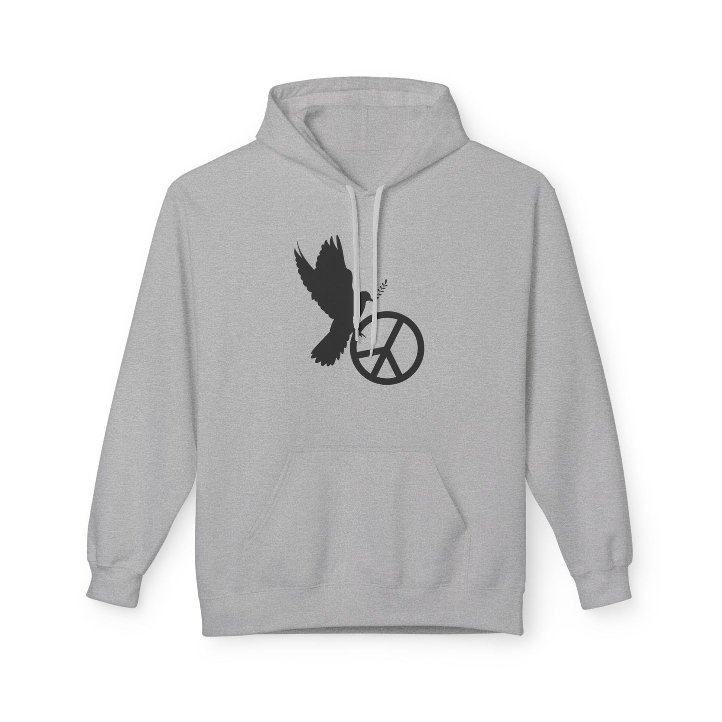 FRIEDENSTAUBE PEACE ZEICHEN FRIEDENSMOTIV FRIEDENSBOTSCHAFT • Kuschelweicher Hoodie für Damen & Herren • Baumwolle 🌿