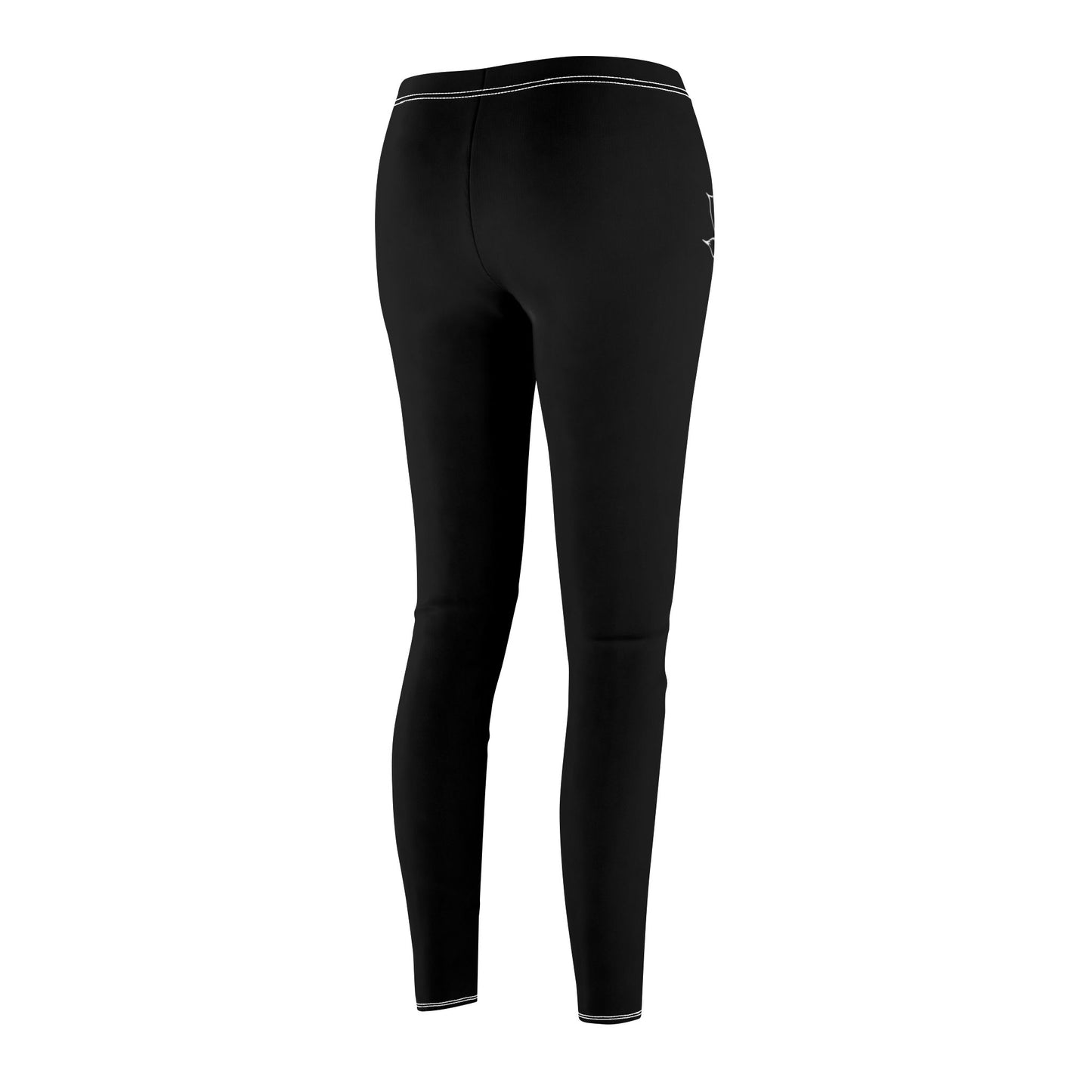 HAND MIT LOTUSBLÜTE LOTUSBLUMEN Zeichnung Blumenprint Blumenmotiv • Damen Leggins Schwarz • Beste Leggings für Sport & Freizeit
