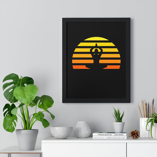 • Gerahmtes POSTER mit Glasfront • Rahmenfarbe Schwarz / Weiß