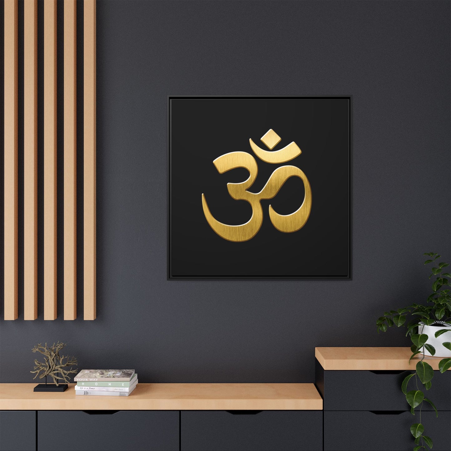 Matte Canvas, Framed (Multi-color)