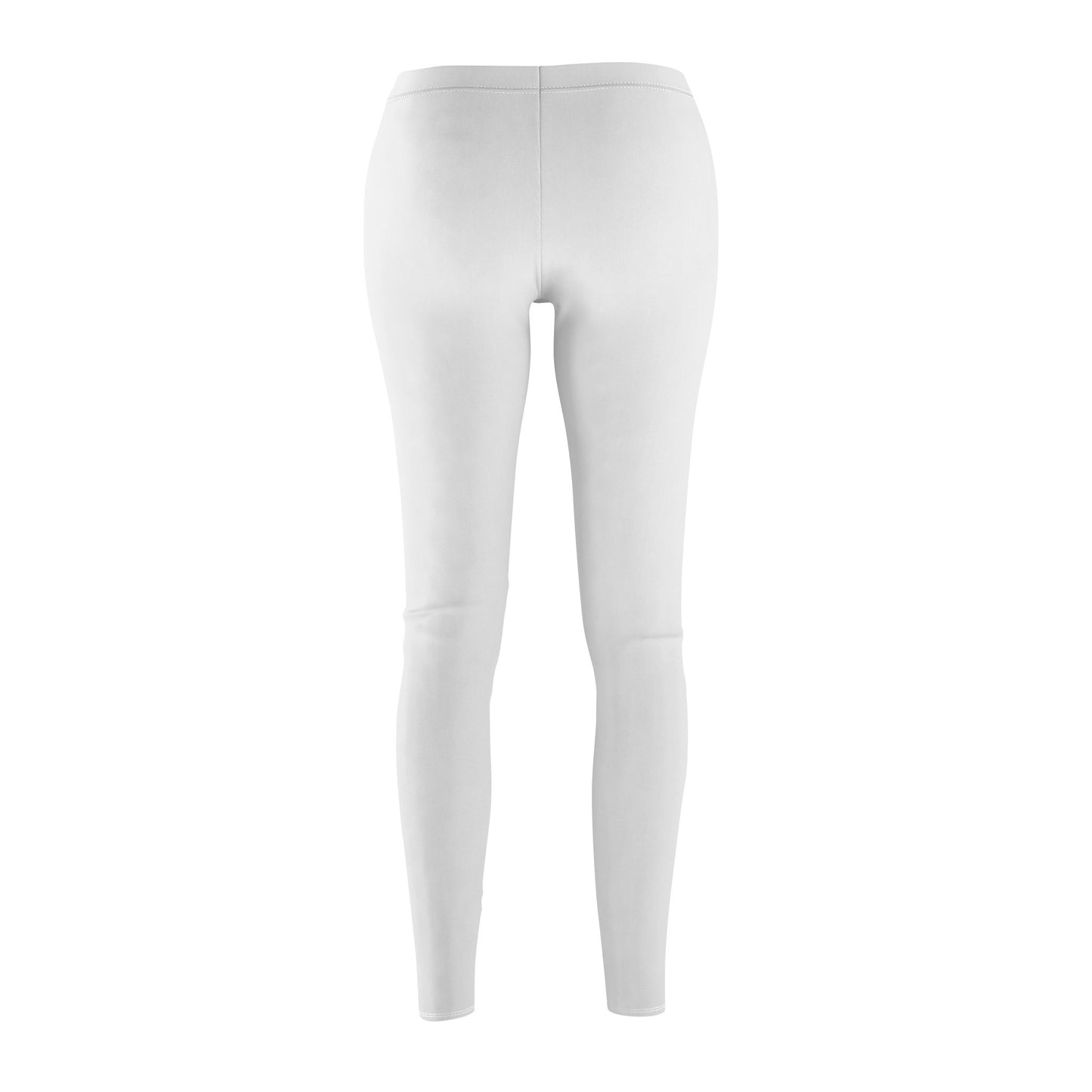 HEAVILY MEDITATED Spruch Lotusblume Schriftzug • YOGA MEDITATION Damen Leggins Weiß • Beste Leggings für Sport & Alltag - YOGA SANTA