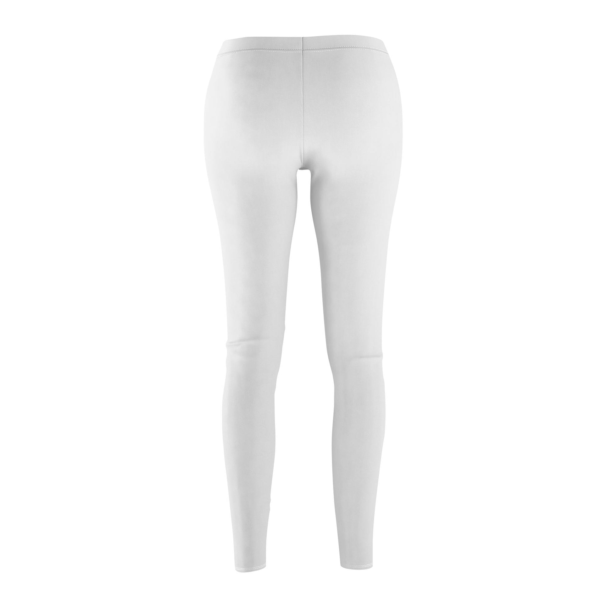 HEAVILY MEDITATED Spruch Lotusblume Schriftzug • YOGA MEDITATION Damen Leggins Weiß • Beste Leggings für Sport & Alltag - YOGA SANTA
