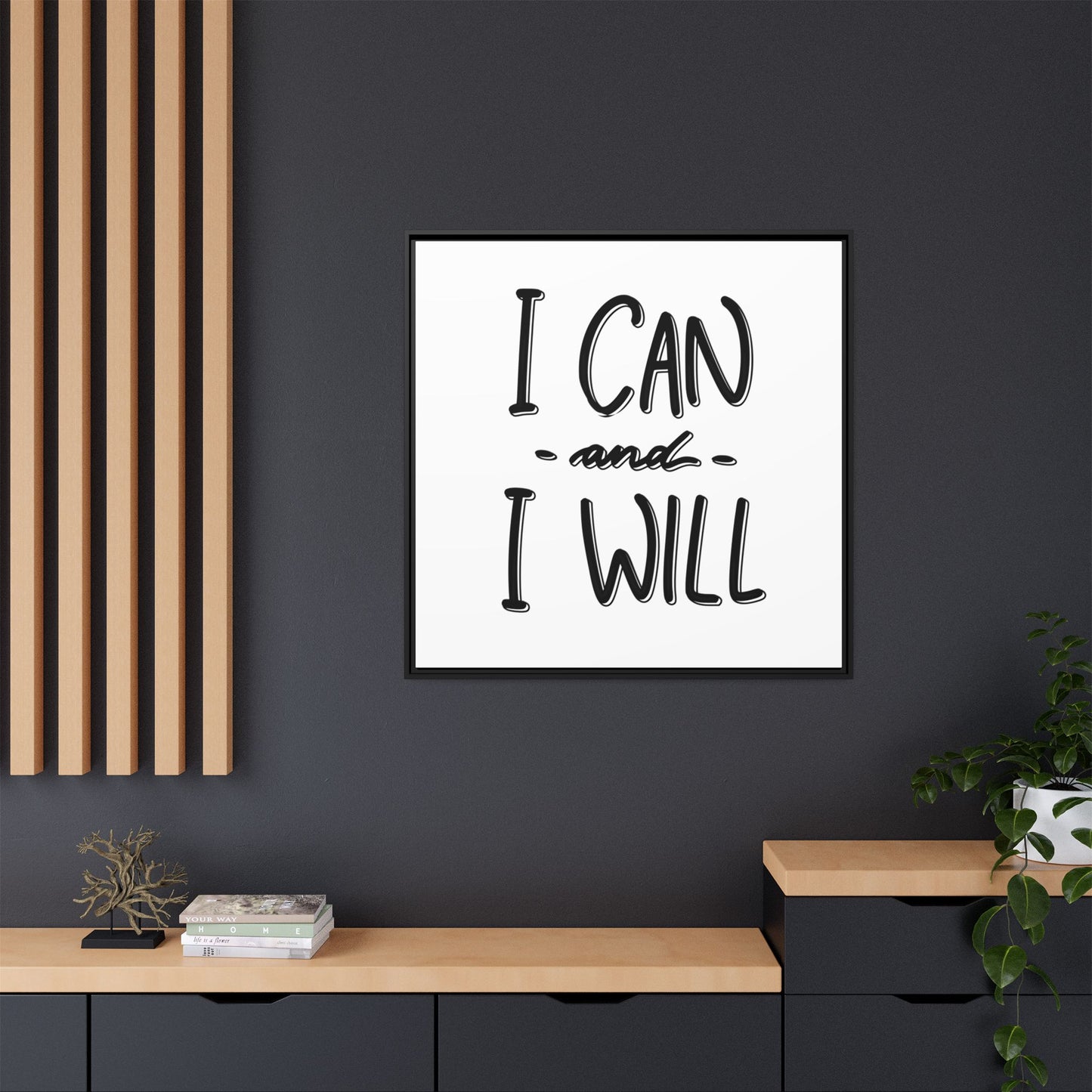 Matte Canvas, Framed (Multi-color)