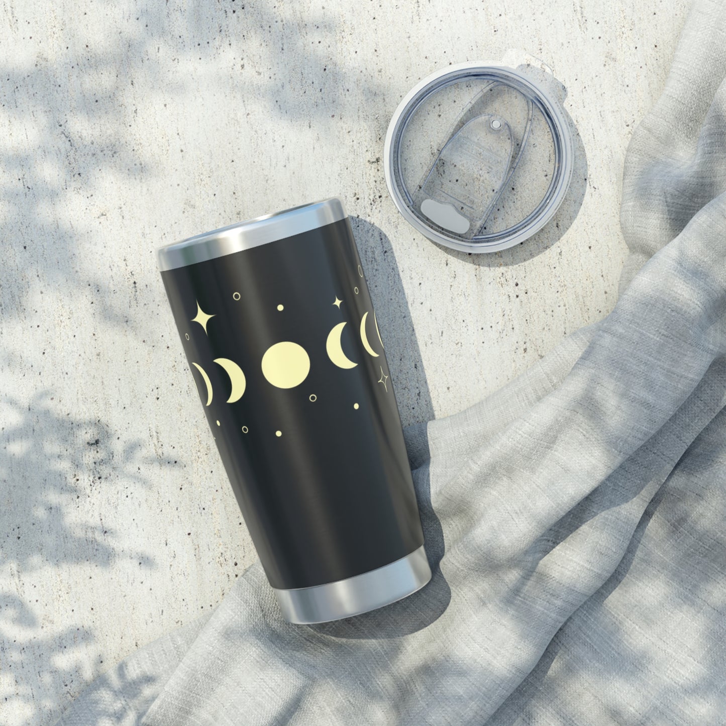 MONDPHASEN MONDZYKLUS STERNENHIMMEL • Thermo-Reisebecher XL • 590 ml • Tumbler Vagabond