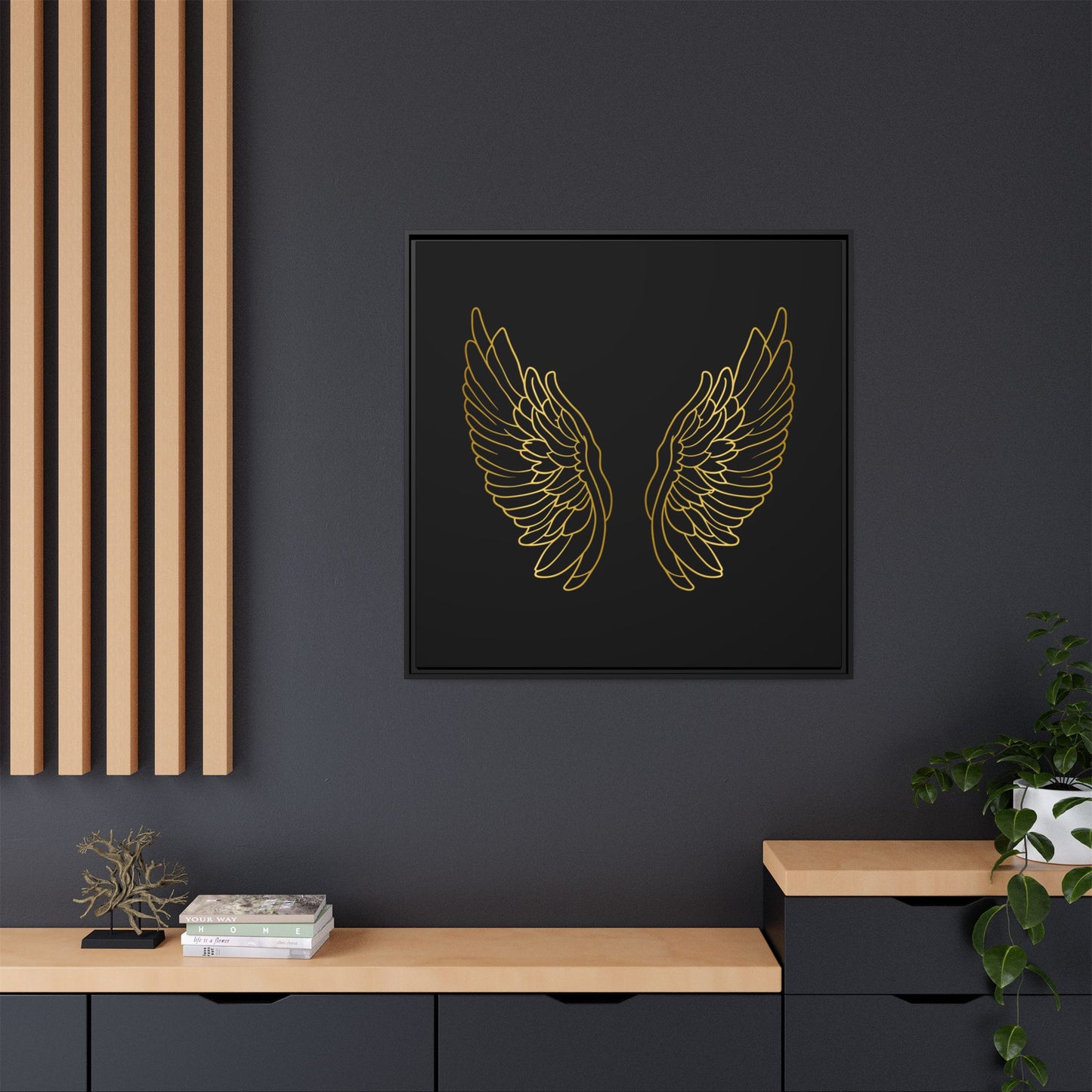 Matte Canvas, Framed (Multi-color)