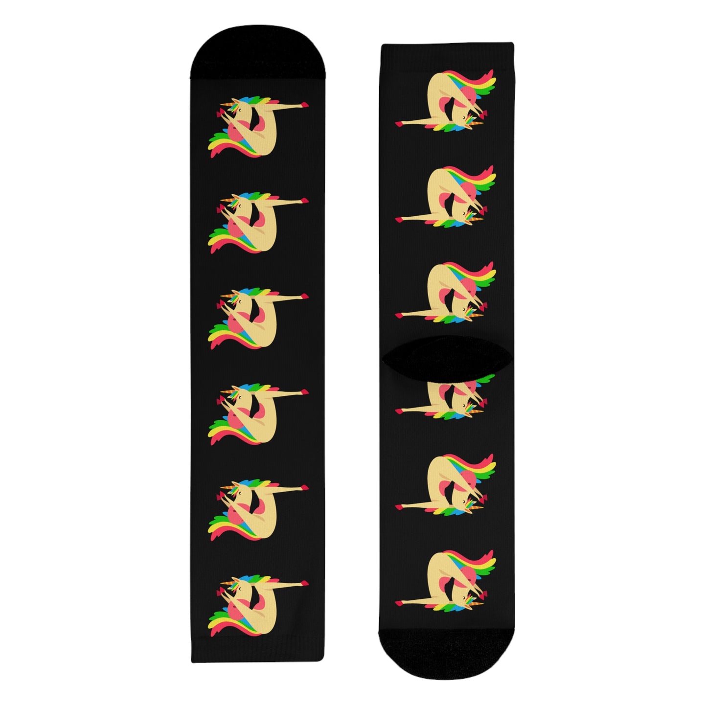 EINHÖRNER COMIC Zeichnung • HAPPY SOCKS Crew Socken Bunt mit Motiv