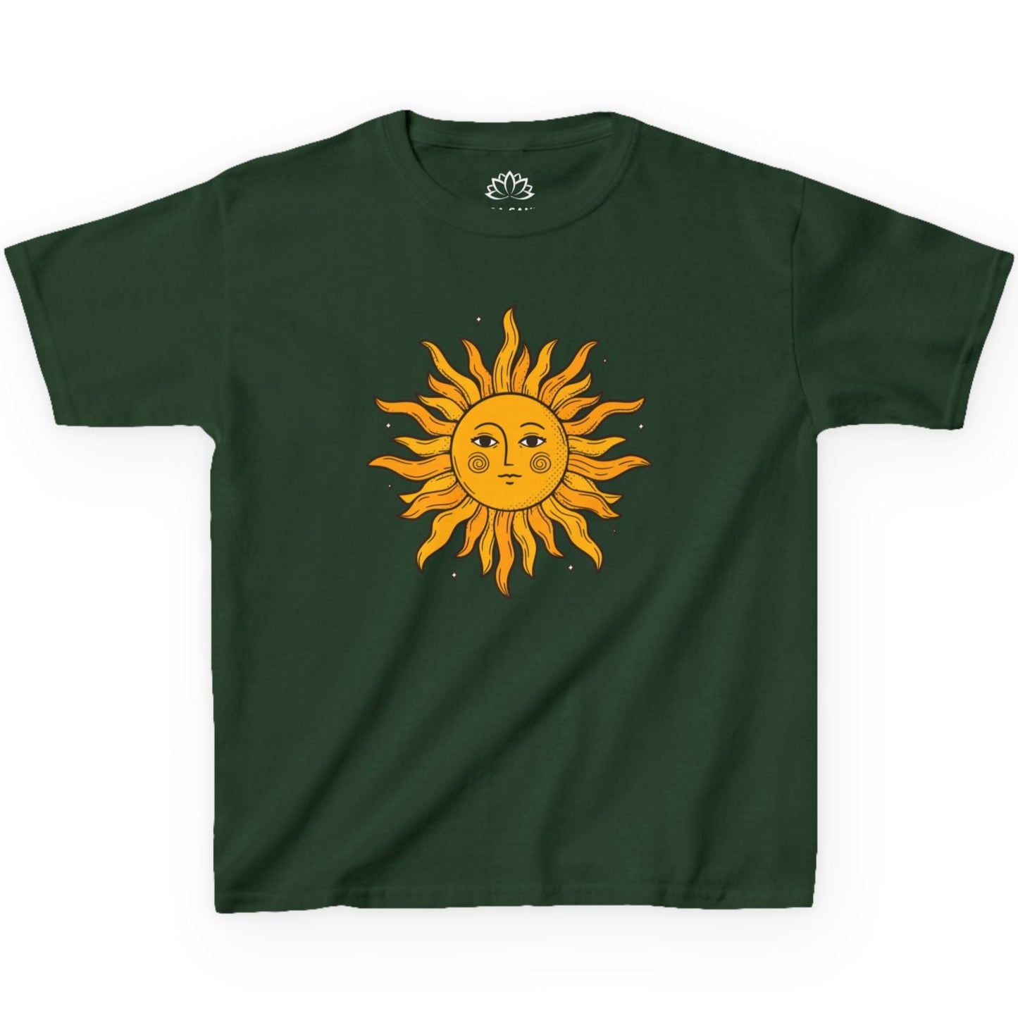 SONNE MOND RETRO VINTAGE STYLE • Oversize Kinder T-Shirt Mädchen Jungen • BIO Baumwolle 🌿