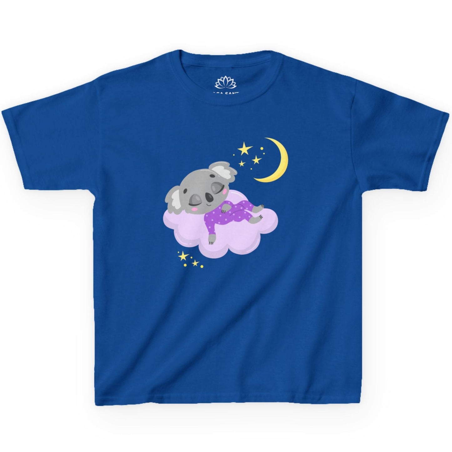 KOALA BÄR MOND STERNE WOLKE NIEDLICH SÜßER COMIC • Oversize Kinder T-Shirt • Mädchen Jungen • BIO Baumwolle 🌿