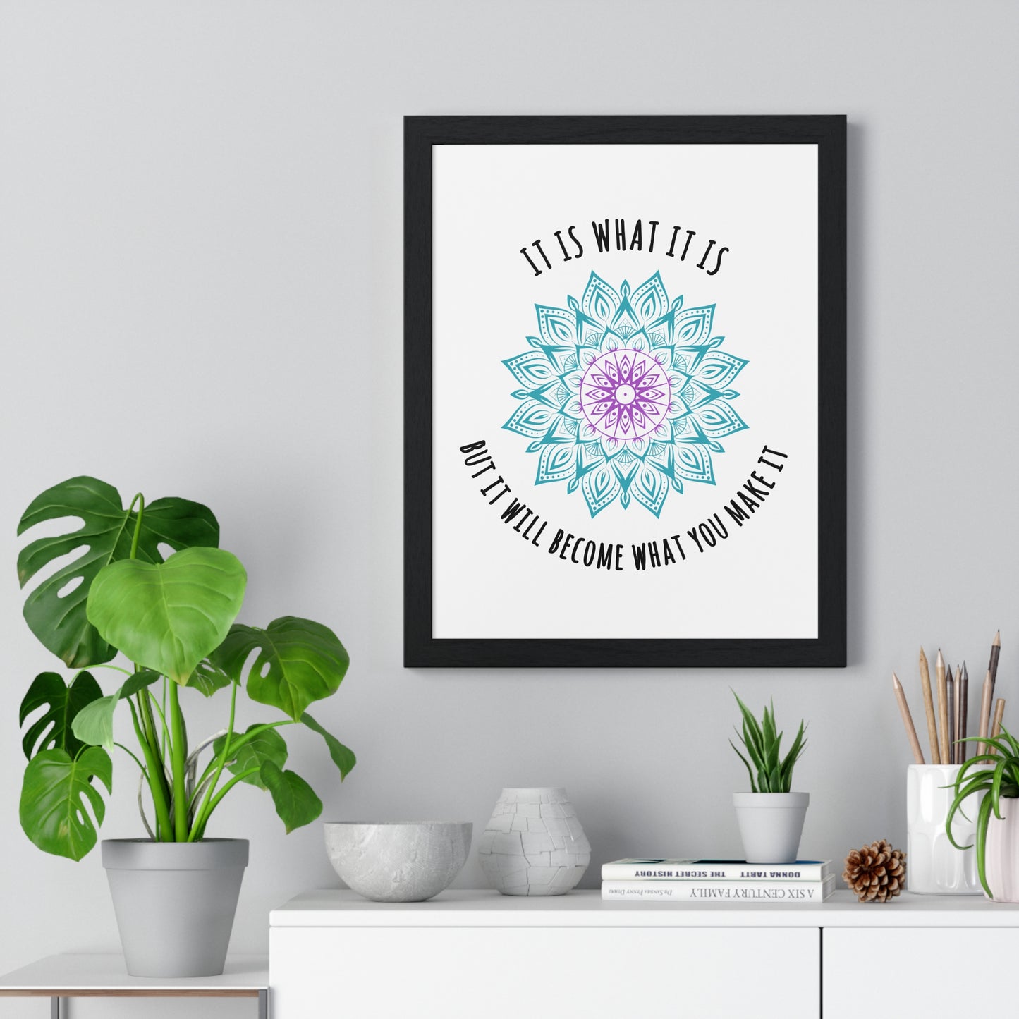 Vertical Framed Poster