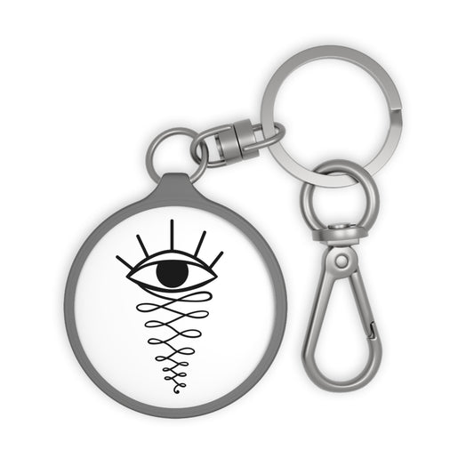 ALLSEHENDES AUGE - EWIGER KNOTEN • Edler Luxus Schlüsselanhänger mit Karabiner für Frauen & Männer