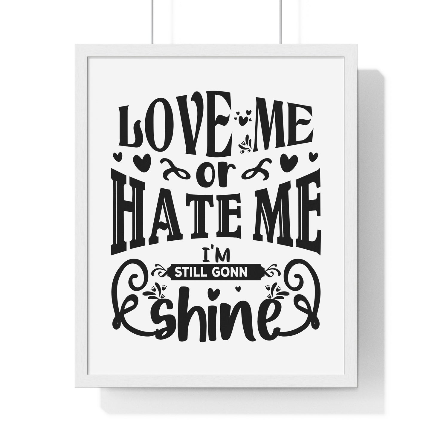 Vertical Framed Poster