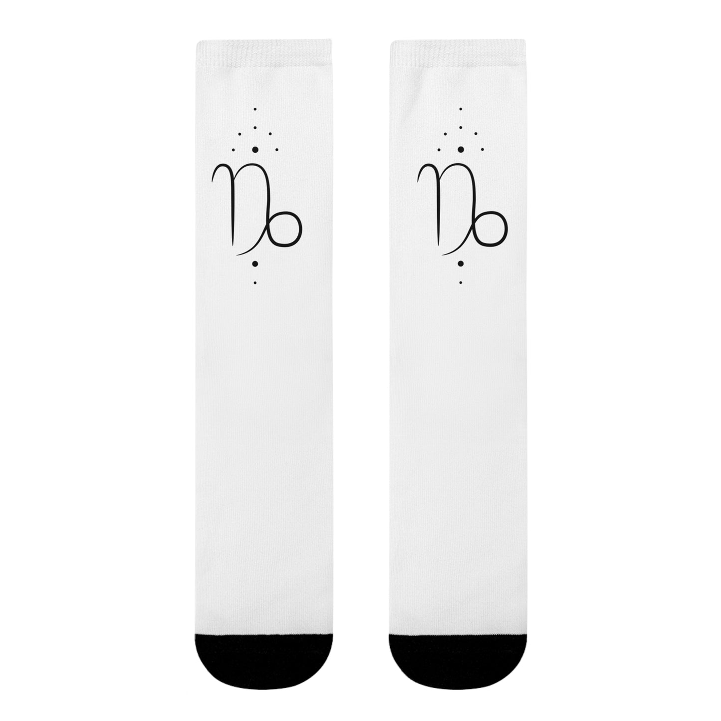 STEINBOCK CAPRICORN STERNZEICHEN Symbol Sternenbild Tierkreiszeichen • Spirituelle Crew Socken Weiß mit Motiv • Geburtstagsgeschenkidee