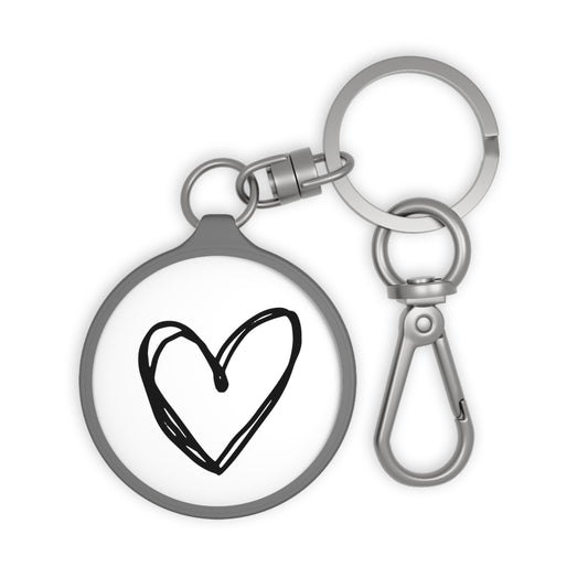 HERZ CLIPART • Edler Luxus Schlüsselanhänger mit Karabiner für Frauen & Männer