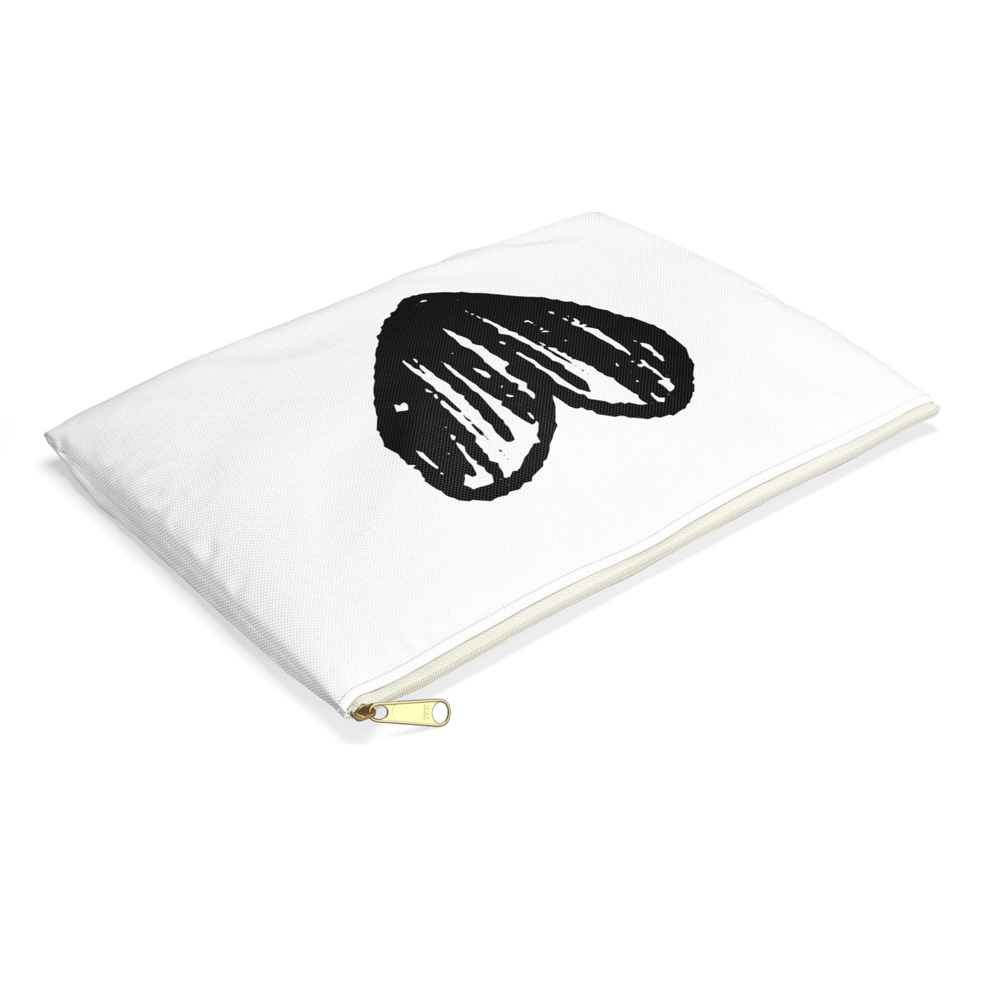 HERZ BILD • Liebesbeweis Geschenk, LOVE Liebesbotschaft • Handtaschen Organizer Flach mit Reißverschluss • Groß & Klein