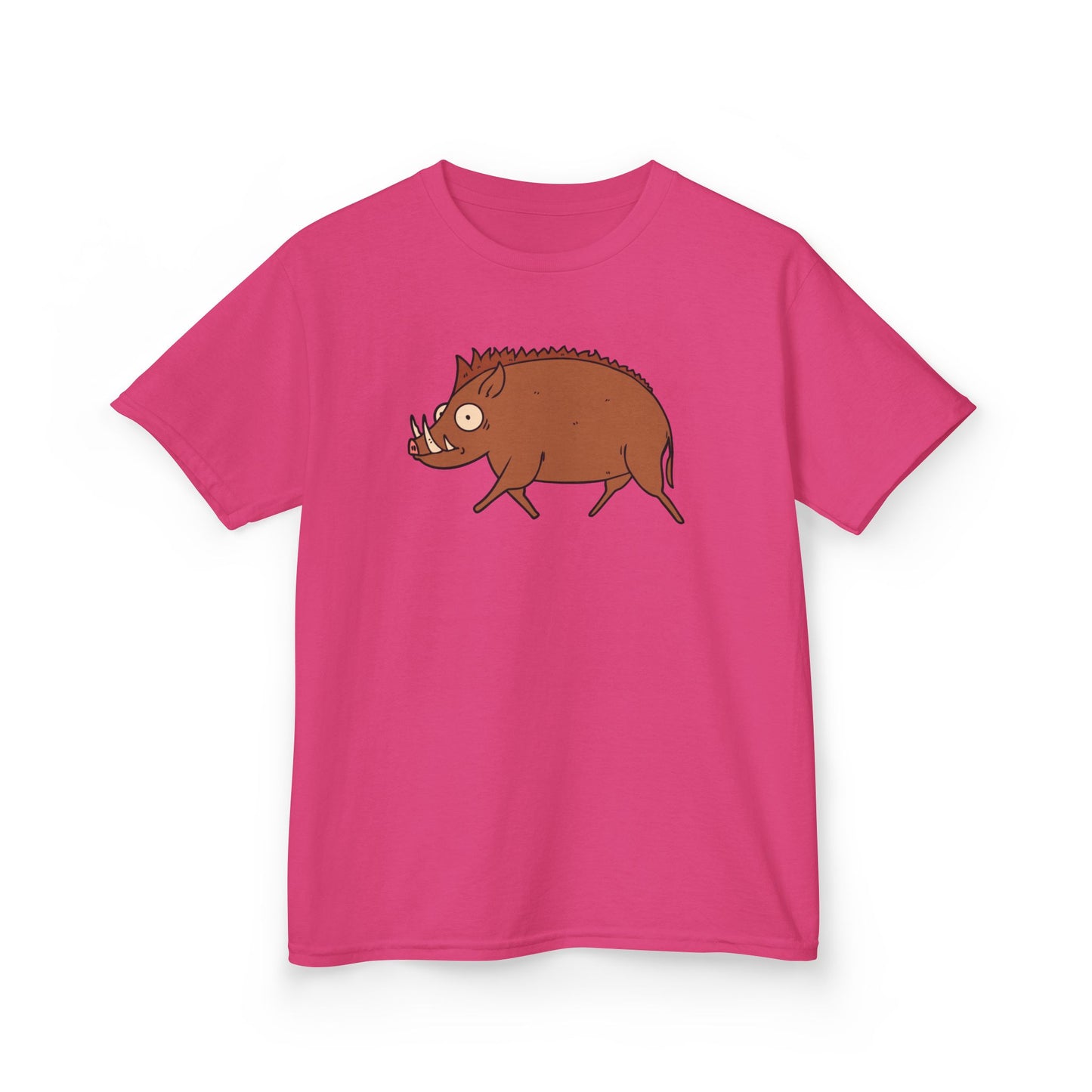 WILDSCHWEIN WALDTIER COMIC NIEDLICH SÜß • Kinder Oversize T-Shirt für Mädchen & Jungen (7–16 Jahre) • BIO Baumwolle 🌿