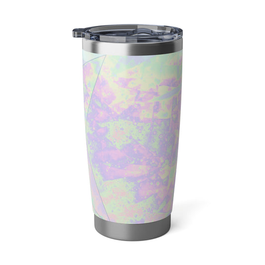 OPAL OPTIK ROSA STEINMUSTER NATURMOTIV • Thermo-Reisebecher XL • 590 ml • Tumbler Vagabond
