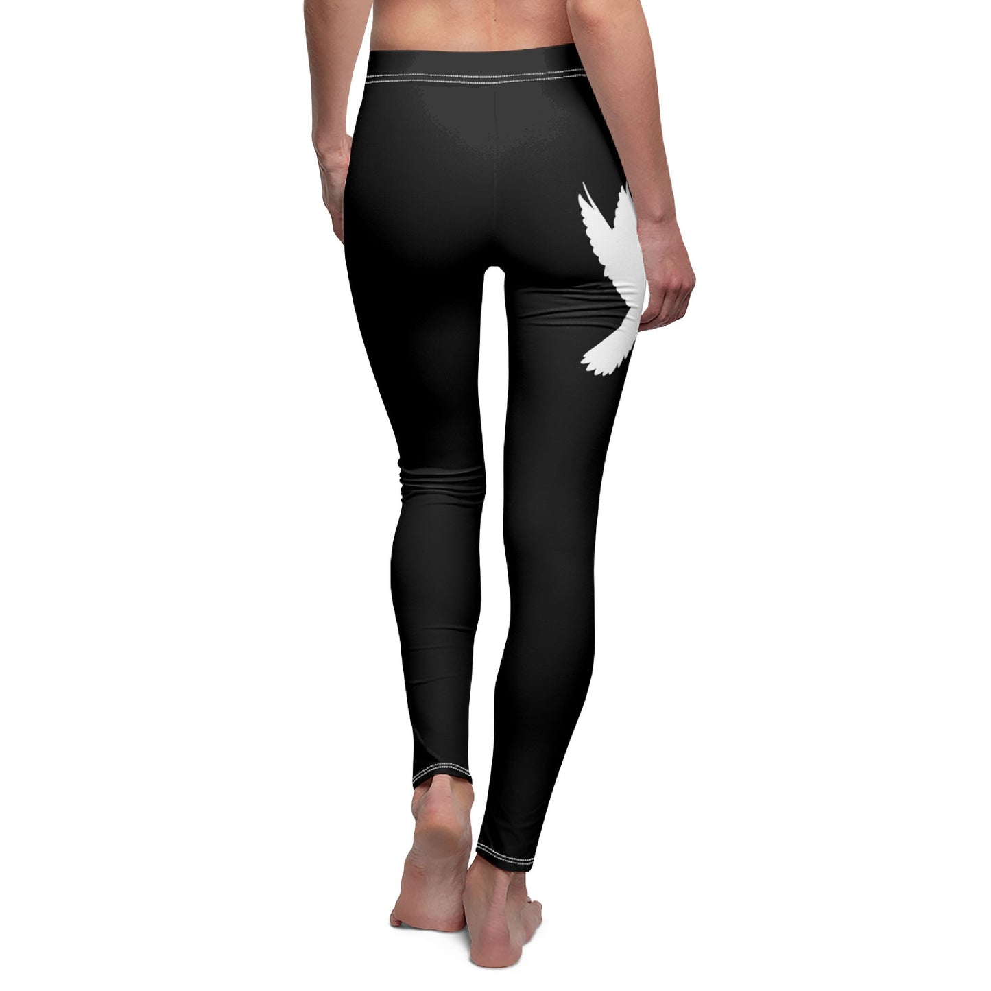 FRIEDENSTAUBE PEACE ZEICHEN FRIEDESNZEICHEN FRIEDENSSYMBOL • Damen-Leggings mit Print Aufdruck • Beste Leggings für Sport & Alltag