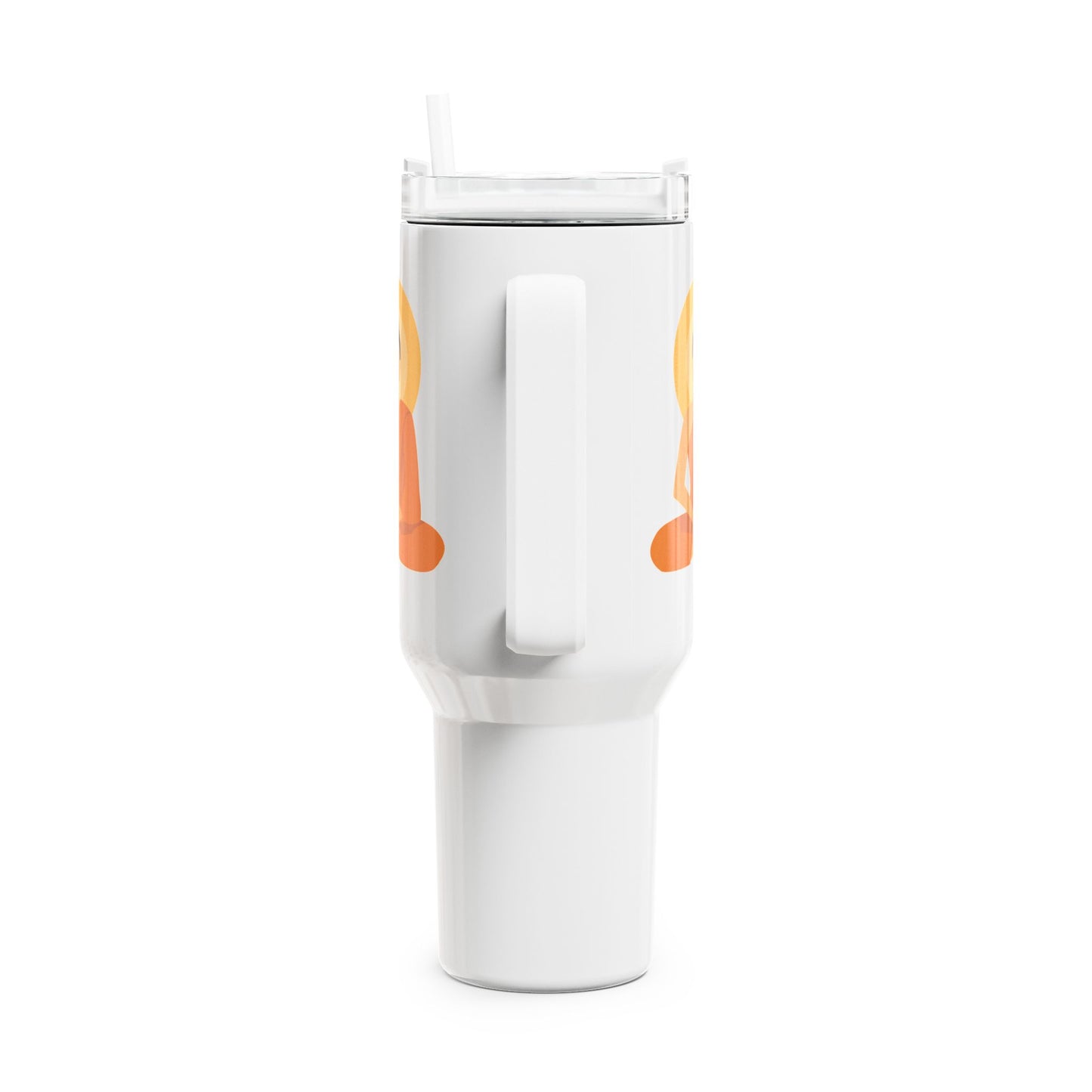 BUDDHA YOGA MEDITATION SONNENAUFGANG • Tumbler mit Henkel & Strohhalm • XXL Reisebecher 1,2L