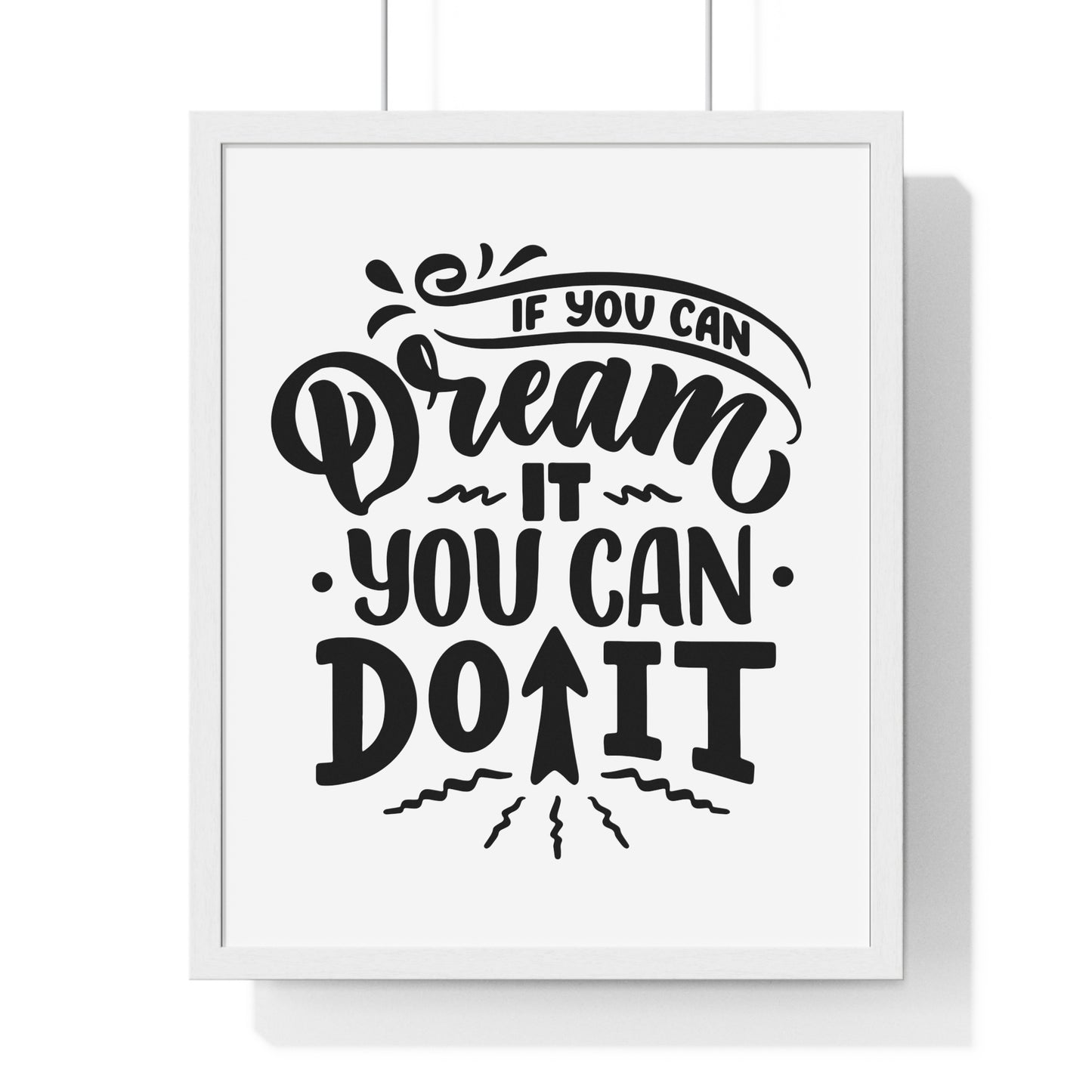 Vertical Framed Poster