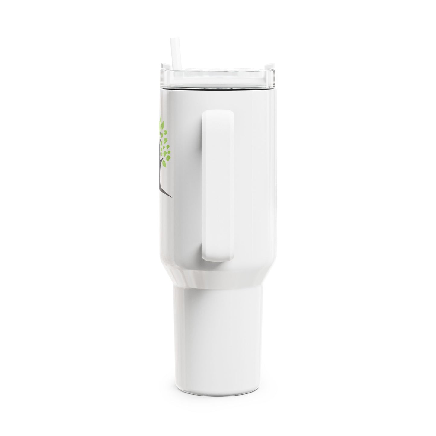 YOGI MEDITIERT UNTER BAUM  • Tumbler mit Henkel & Strohhalm • XXL Reisebecher 1,2L - YOGA SANTA