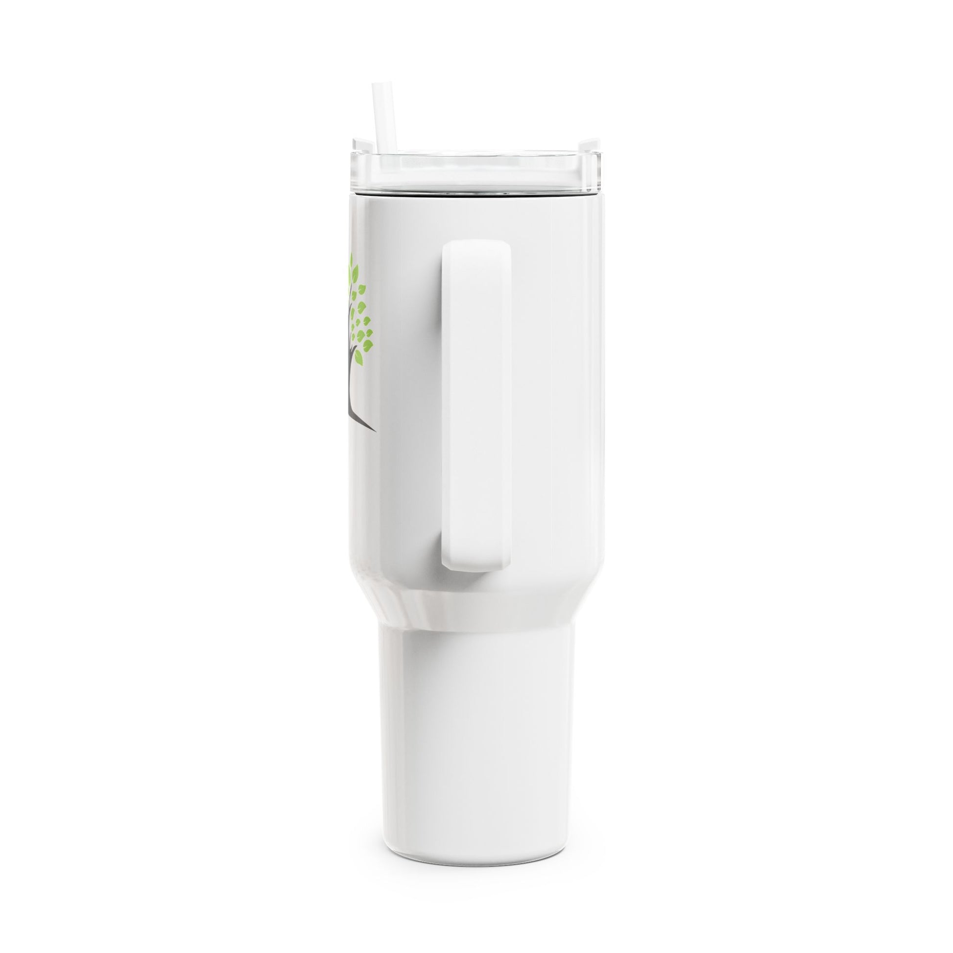 YOGI MEDITIERT UNTER BAUM  • Tumbler mit Henkel & Strohhalm • XXL Reisebecher 1,2L - YOGA SANTA
