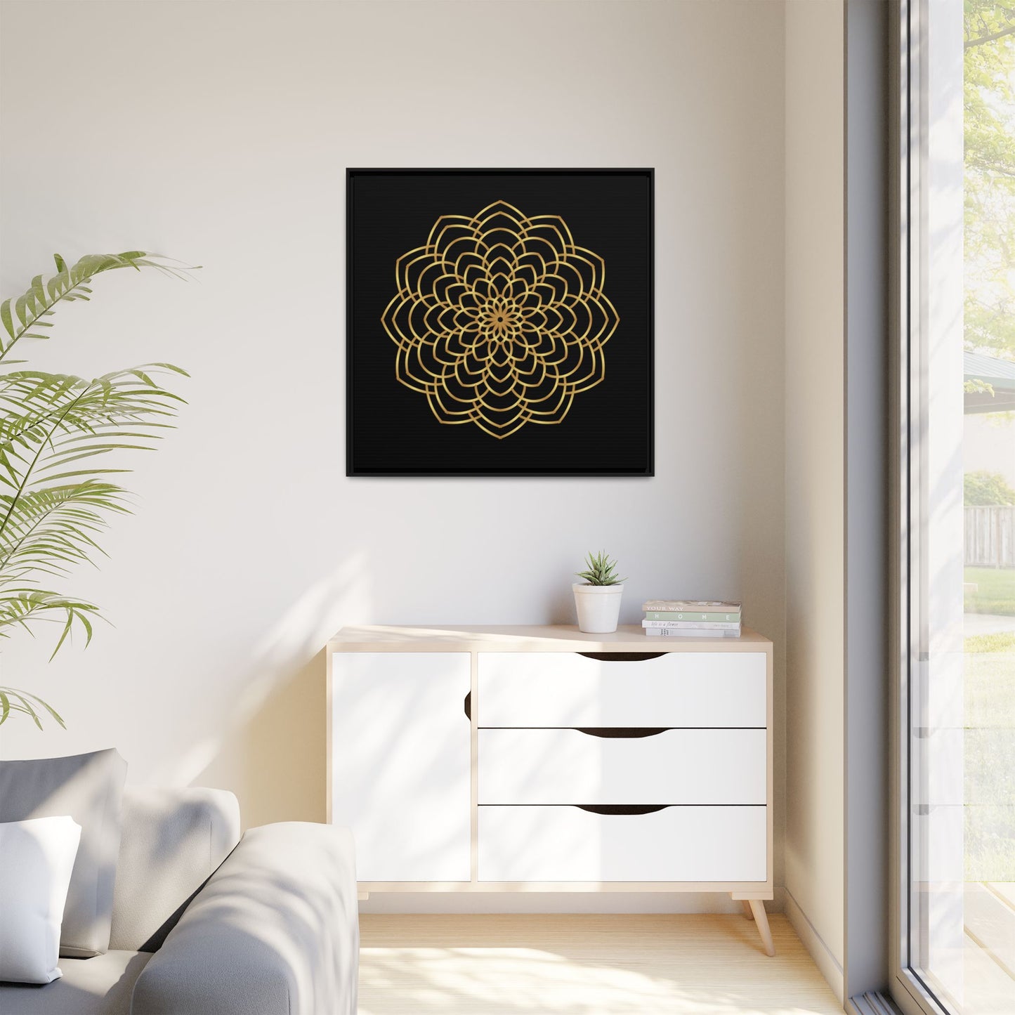 Matte Canvas, Framed (Multi-color)