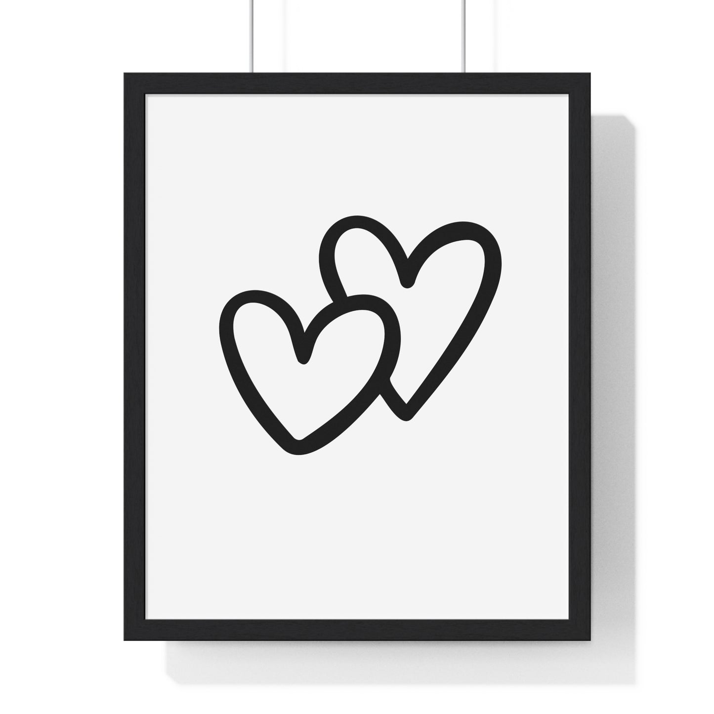 Vertical Framed Poster • Liebesbeweis Geschenk, LOVE Liebesbotschaft ❤️