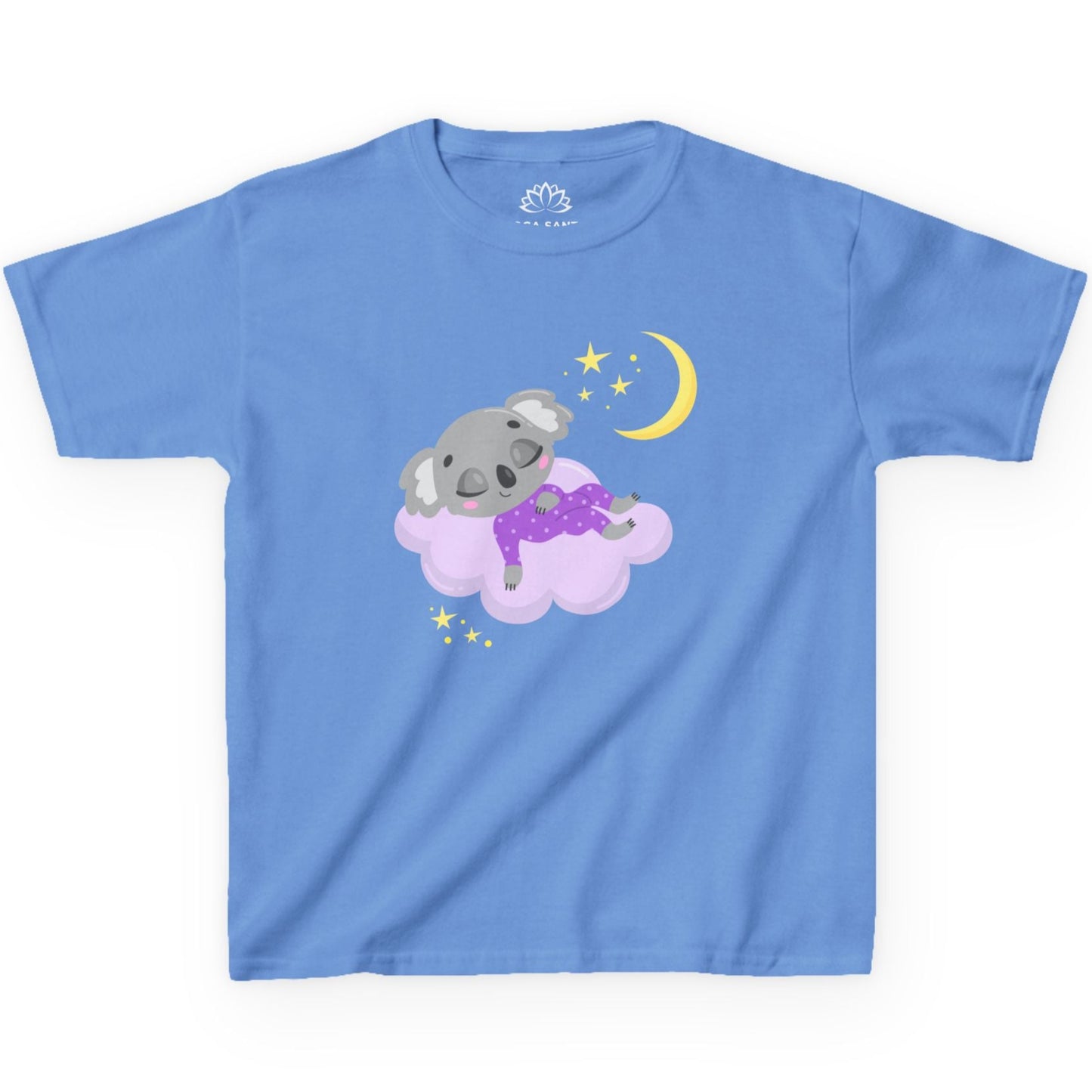 KOALA BÄR MOND STERNE WOLKE NIEDLICH SÜßER COMIC • Oversize Kinder T-Shirt • Mädchen Jungen • BIO Baumwolle 🌿