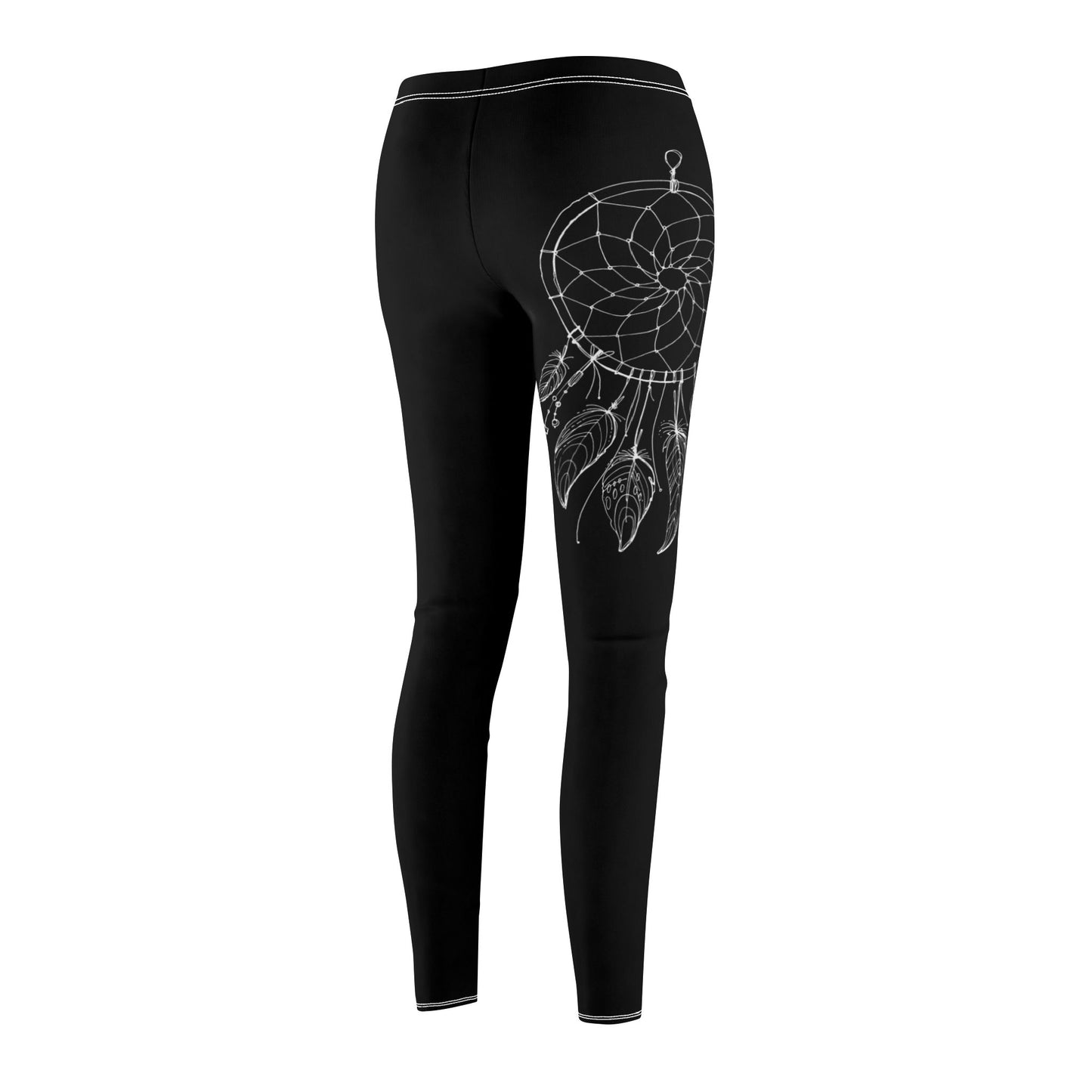 TRAUMFÄNGER INDIANER HOSE • Damen Leggins Schwarz • Beste Leggings für Sport & Freizeit