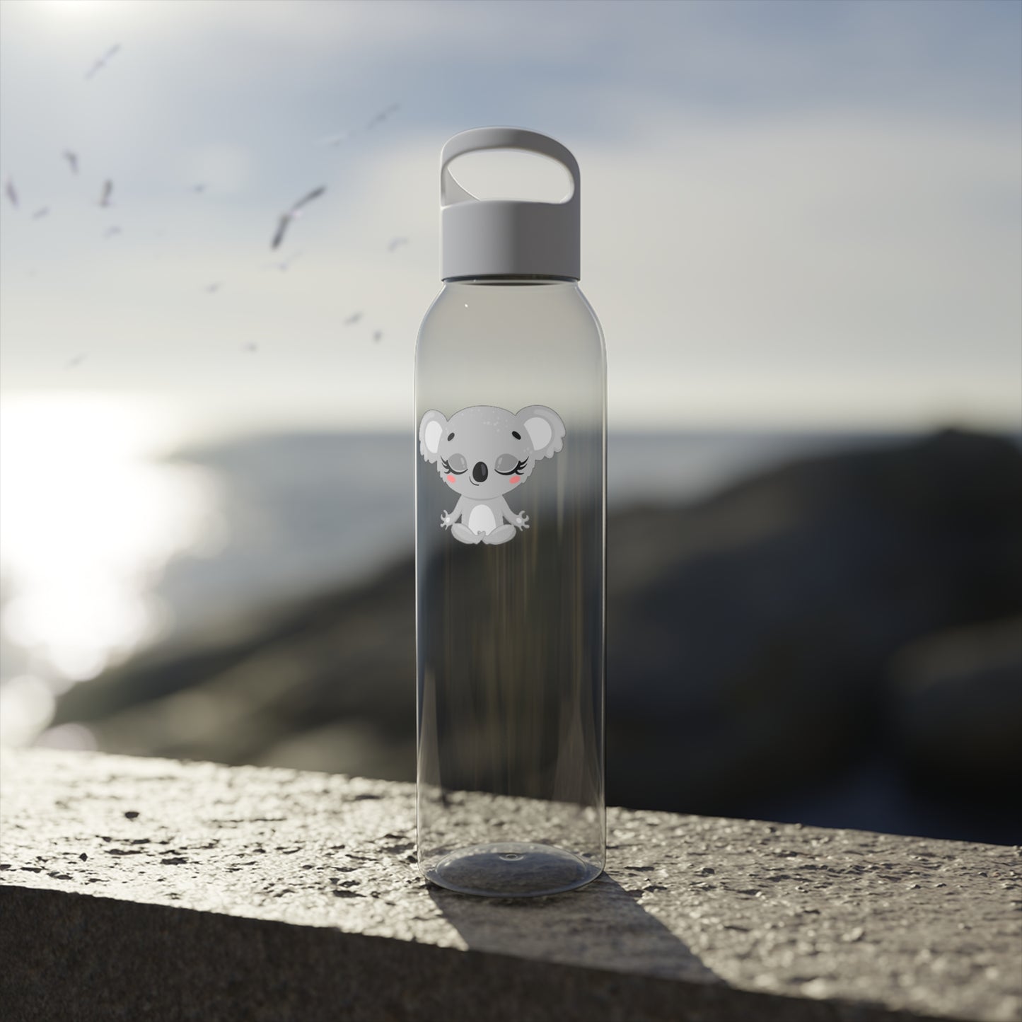 KOALABÄR COMIC ZEICHNUNG NIEDLICH SÜß • TRITAN Wasserflasche Sky 650 ml