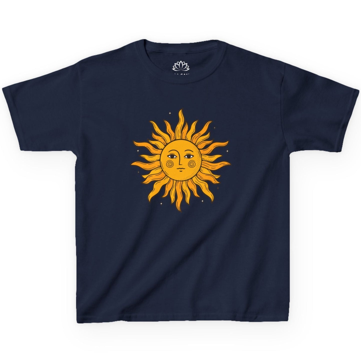 SONNE MOND RETRO VINTAGE STYLE • Oversize Kinder T-Shirt Mädchen Jungen • BIO Baumwolle 🌿