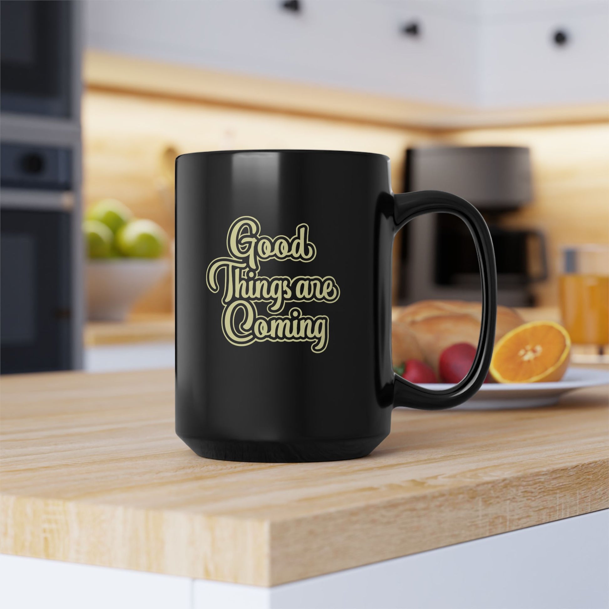 Black Mug (11oz, 15oz) - YOGA SANTA