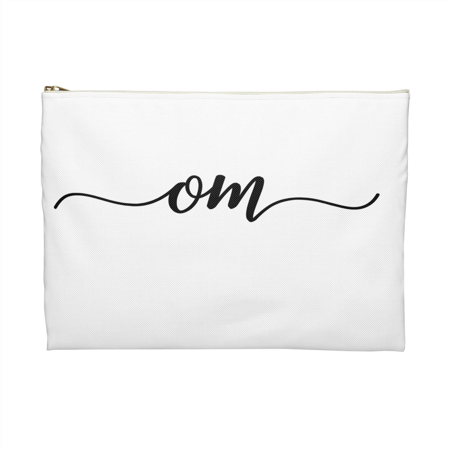 OM YOGA SPRUCH MEDITATION OHM AUM • Handtaschen Organizer Flach mit Reißverschluss • Groß & Klein